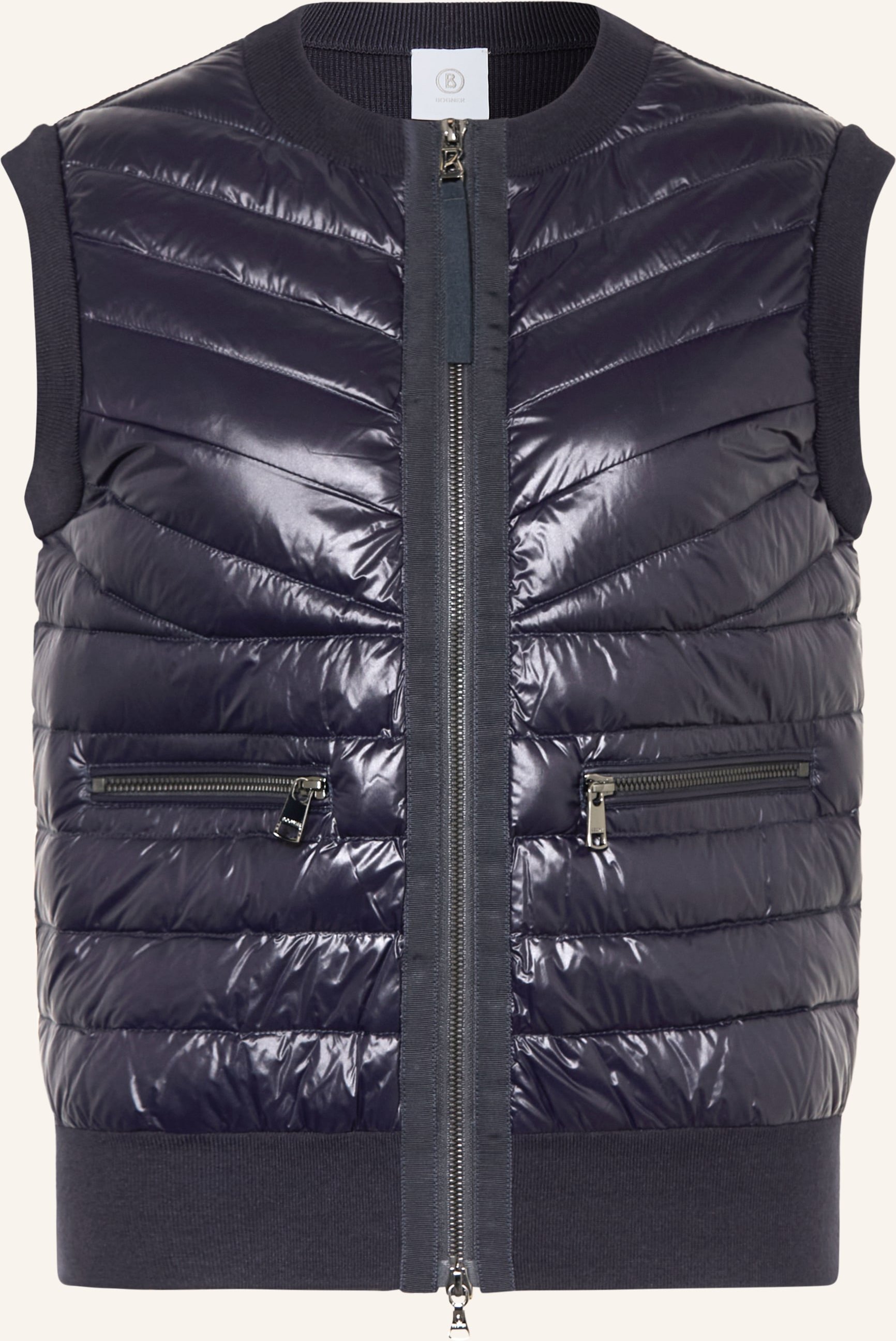 Bogner Daunenweste Zira Im Materialmix blau