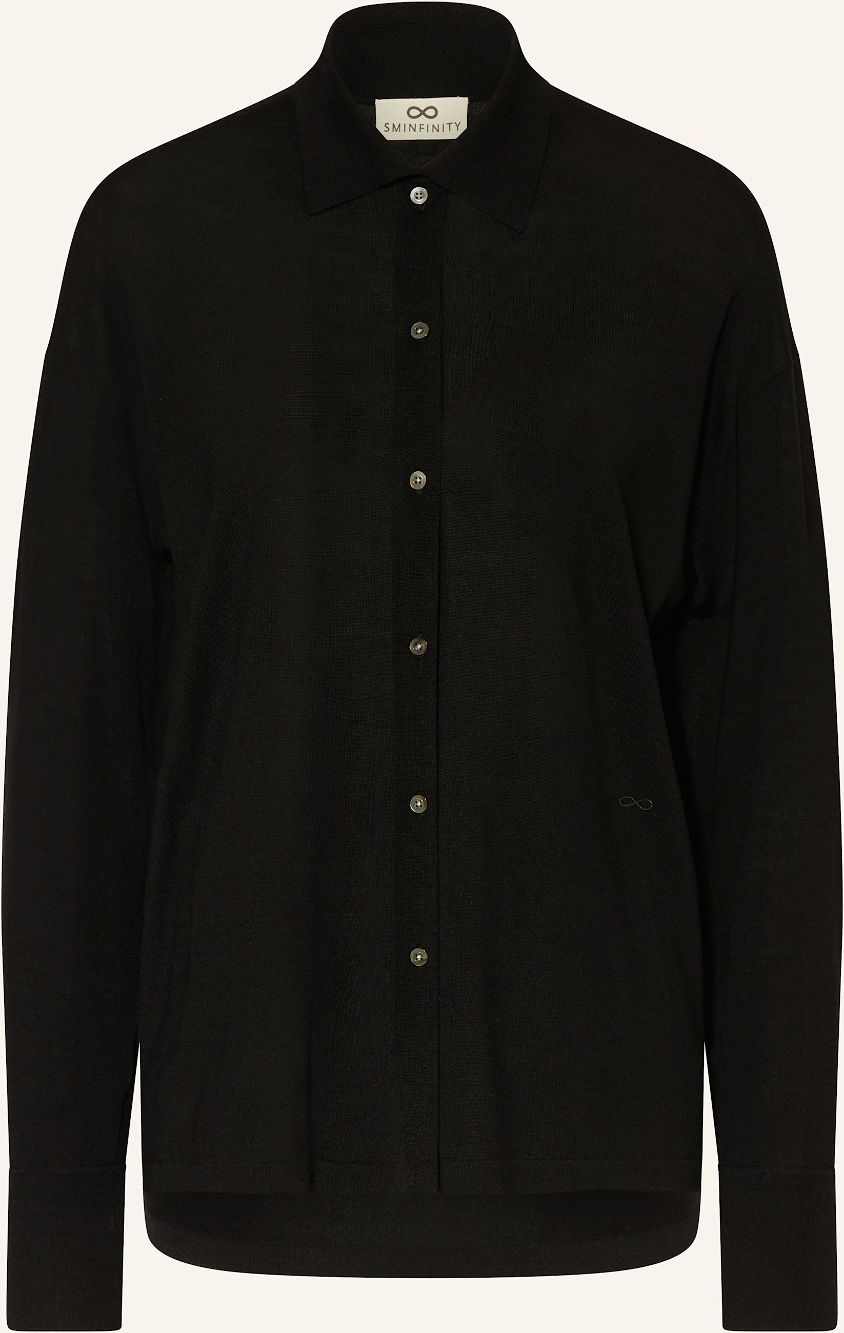 Sminfinity Strickbluse schwarz