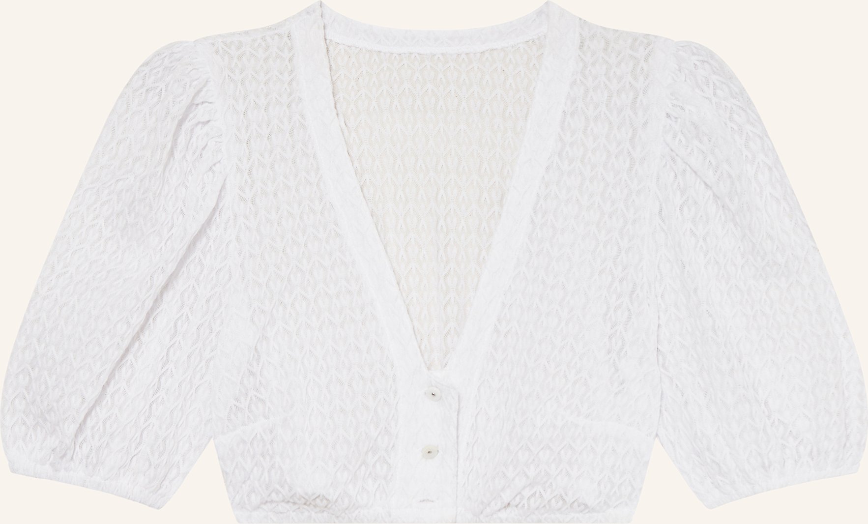 Waldorff Dirndlbluse weiss