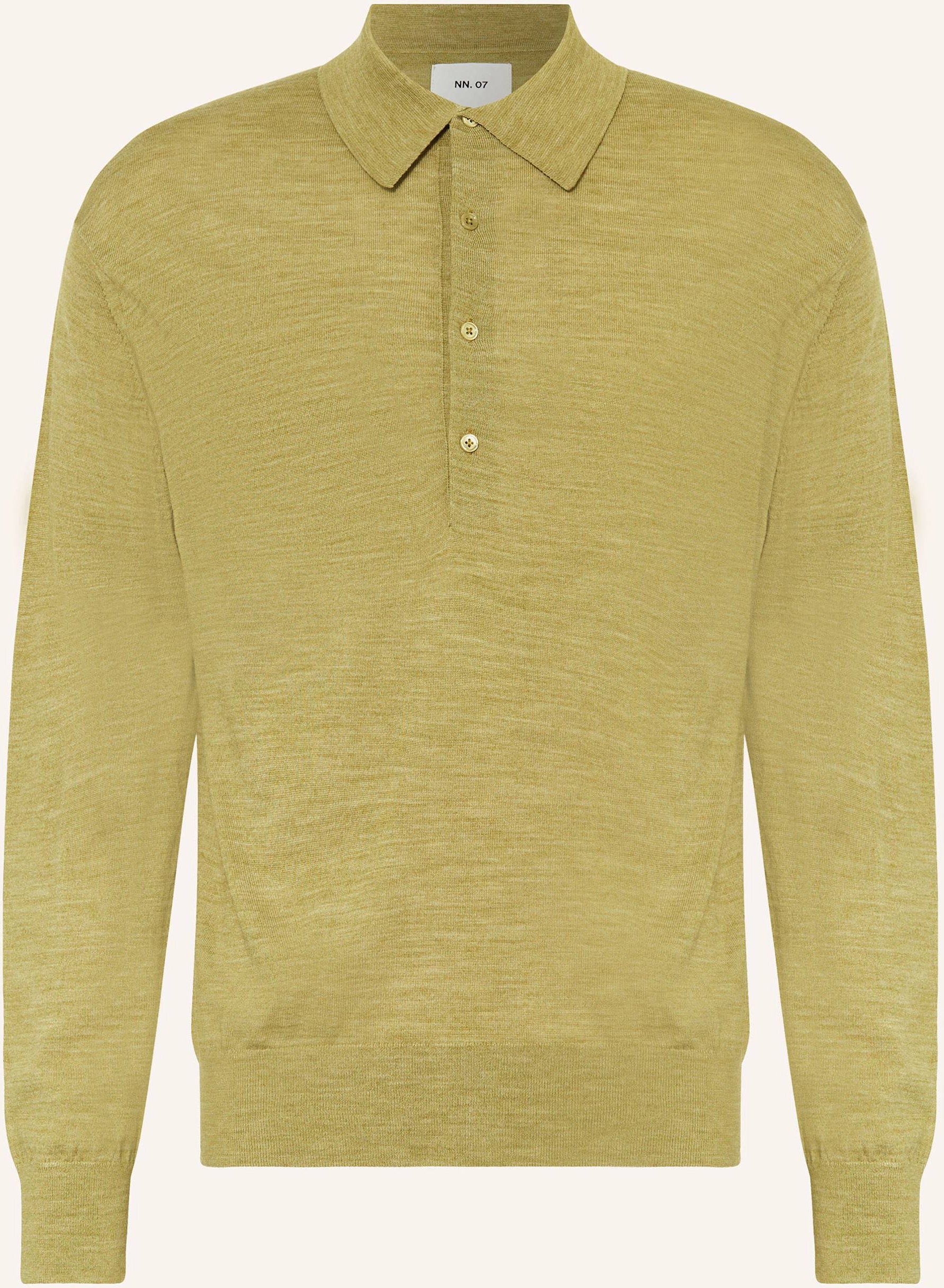 Nn.07 Strick-Poloshirt Raymond gruen