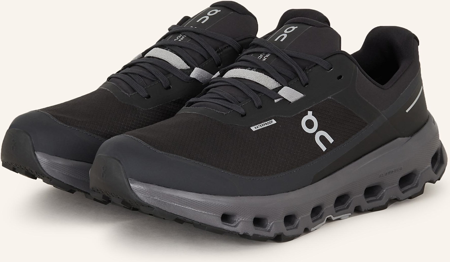 On Trailrunning-Schuhe Cloudvista 2 Waterproof schwarz