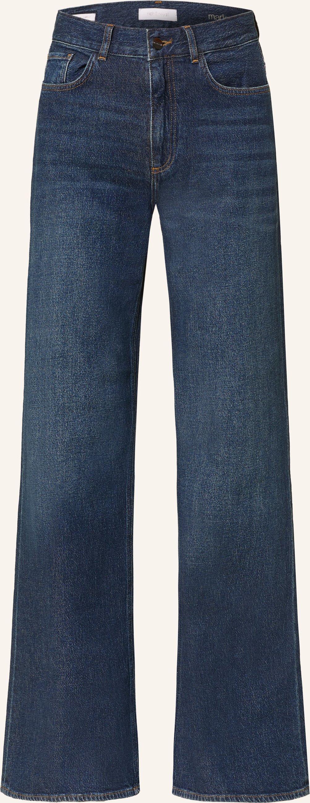 Rich & Royal Flared Jeans blau