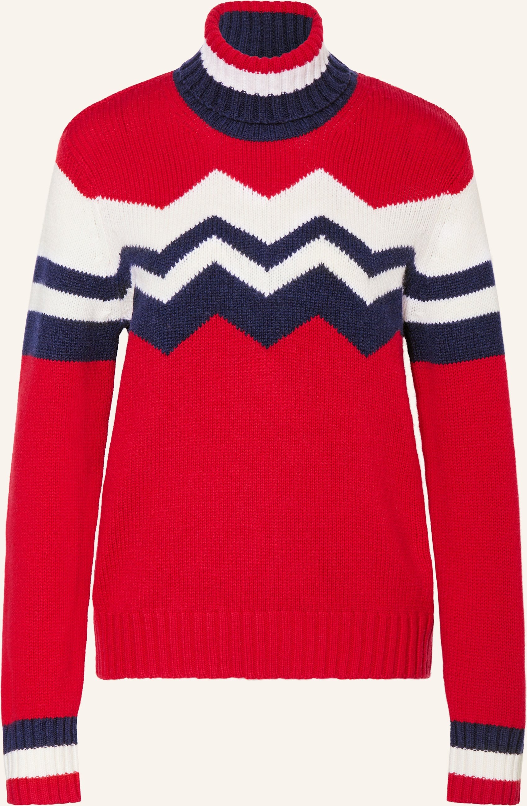 Lilienfels Rollkragenpullover Aus Merinowolle rot