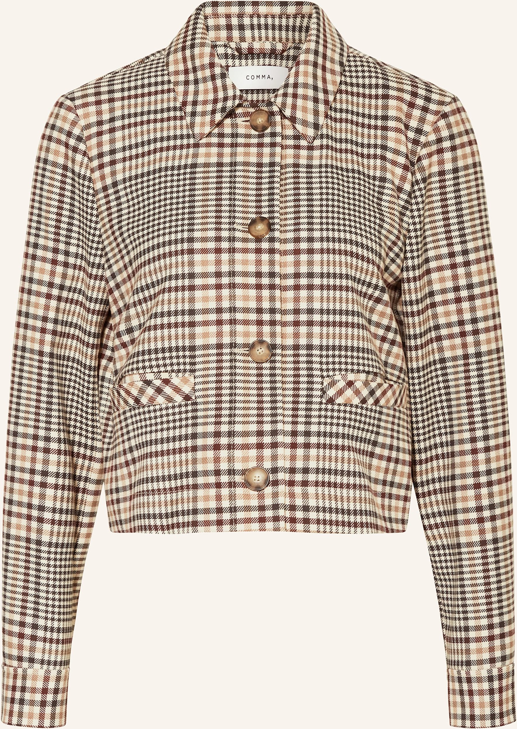 Comma Kastenjacke beige