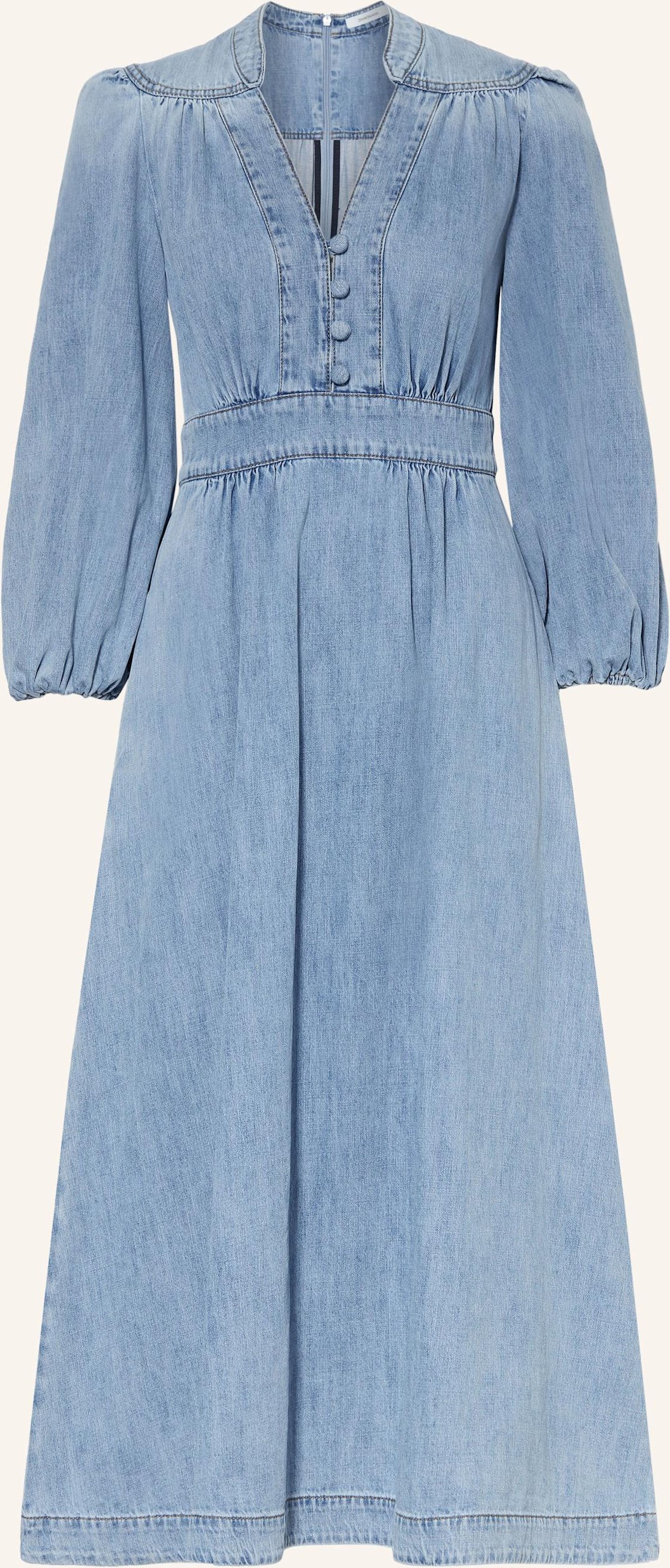 Zimmermann Jeanskleid Lucky Mit 3/4-Arm blau