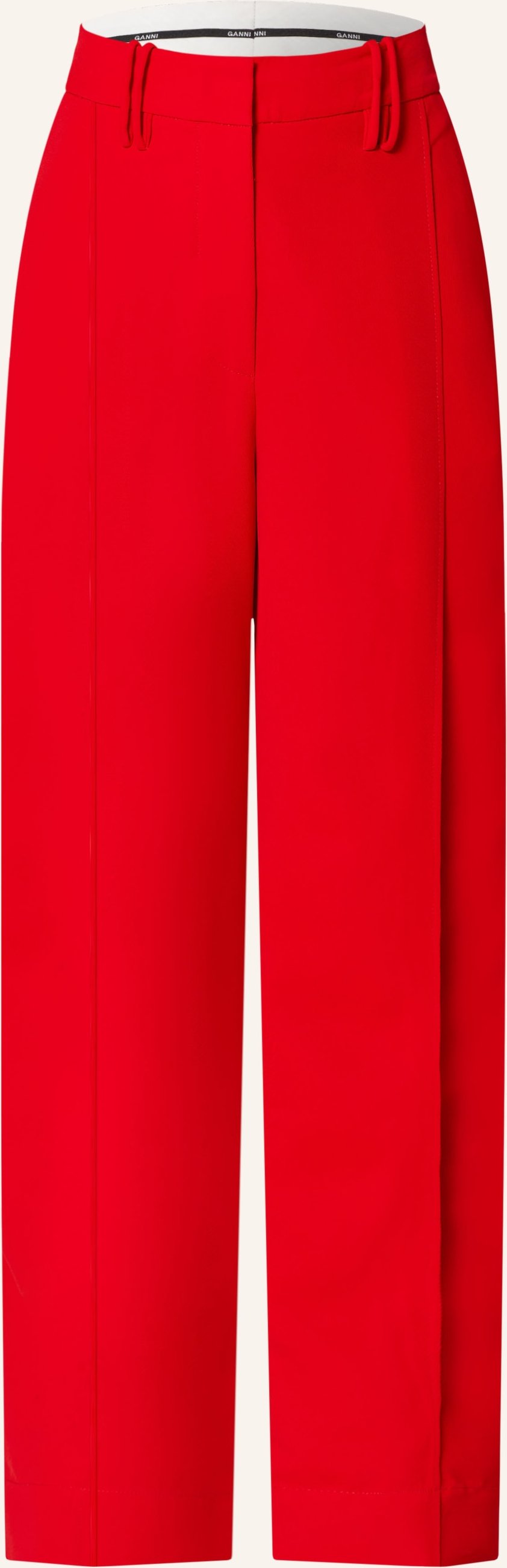 Ganni Marlenehose rot