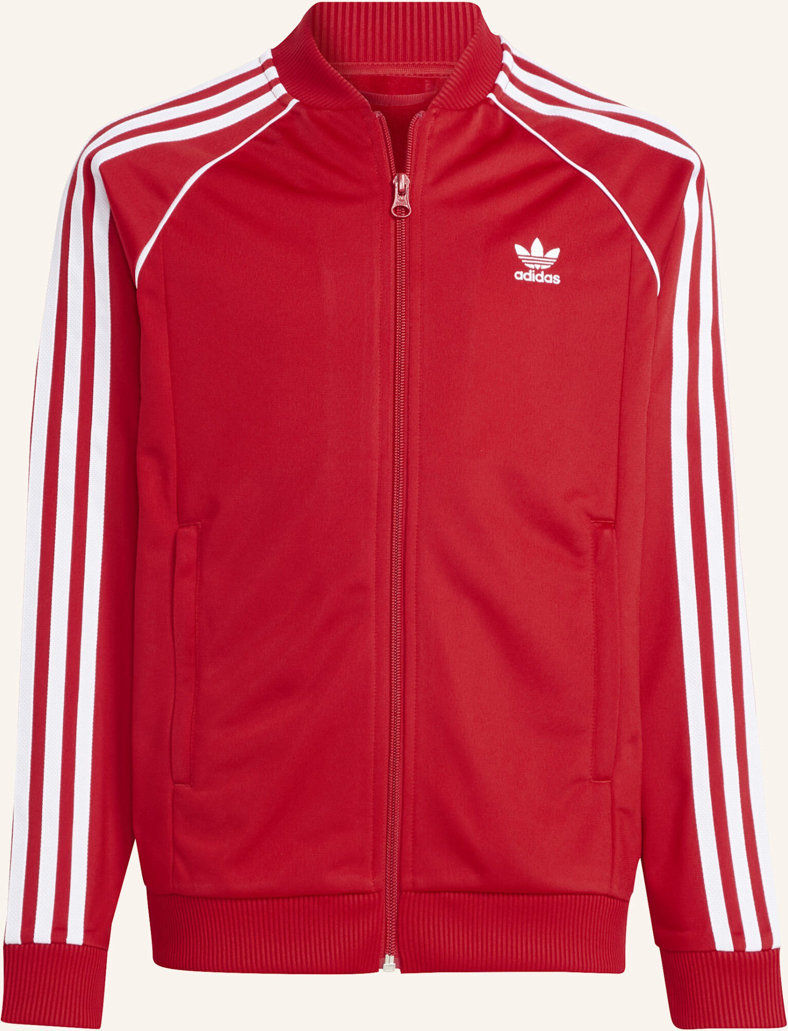 Thumbnail - Adidas Originals Sweatjacke Adicolor Sst rot