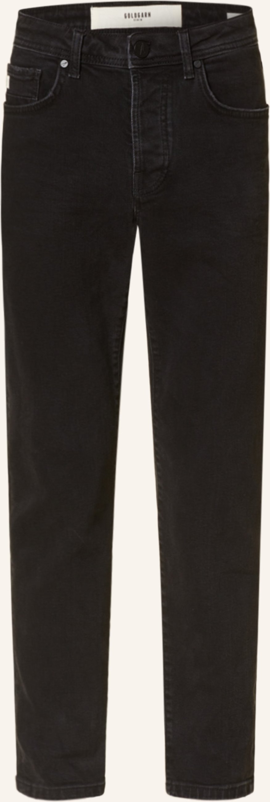 Goldgarn Denim Jeans u2 Tapered Fit schwarz