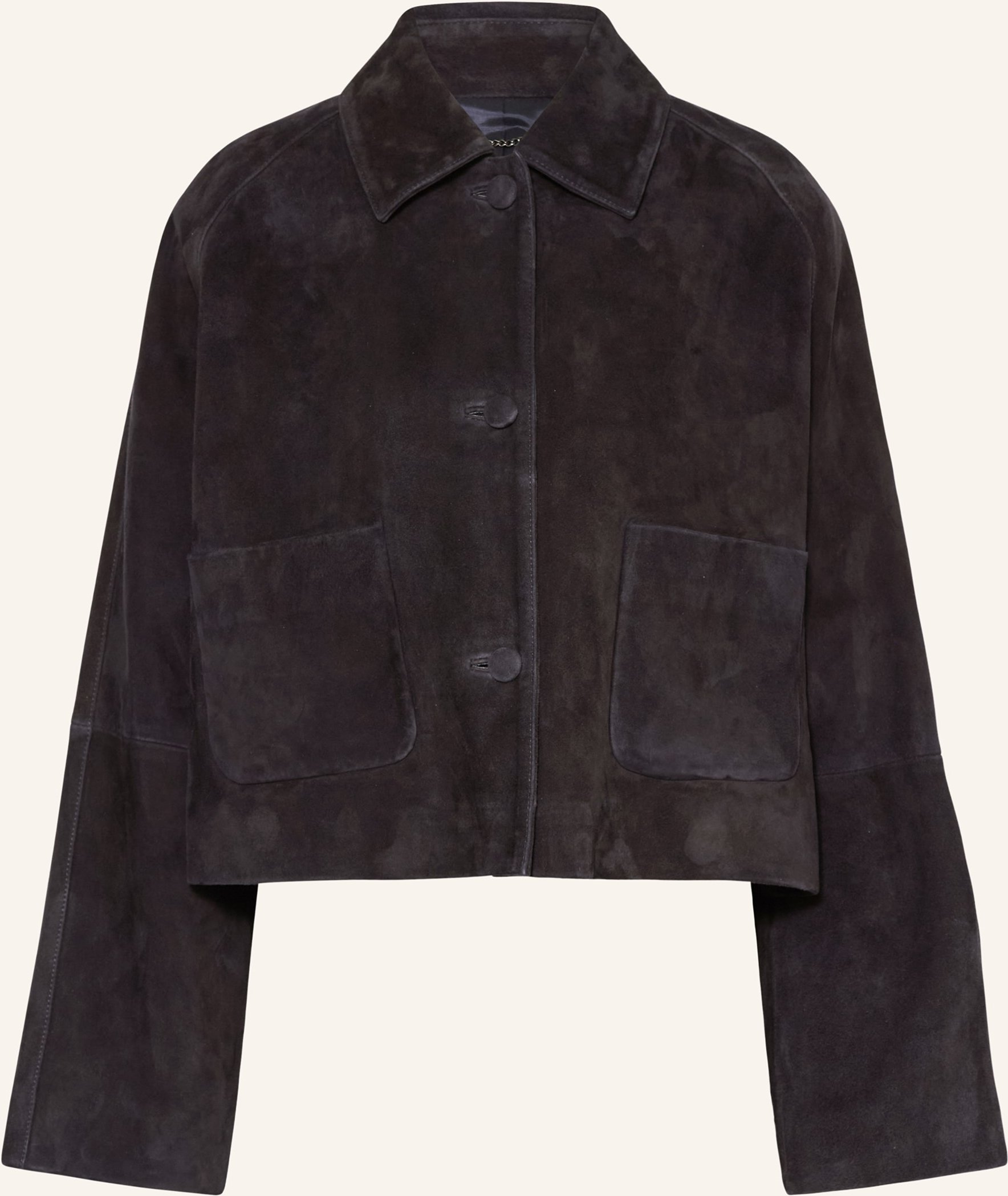 Dorothee Schumacher Lederjacke Soft Touch blau