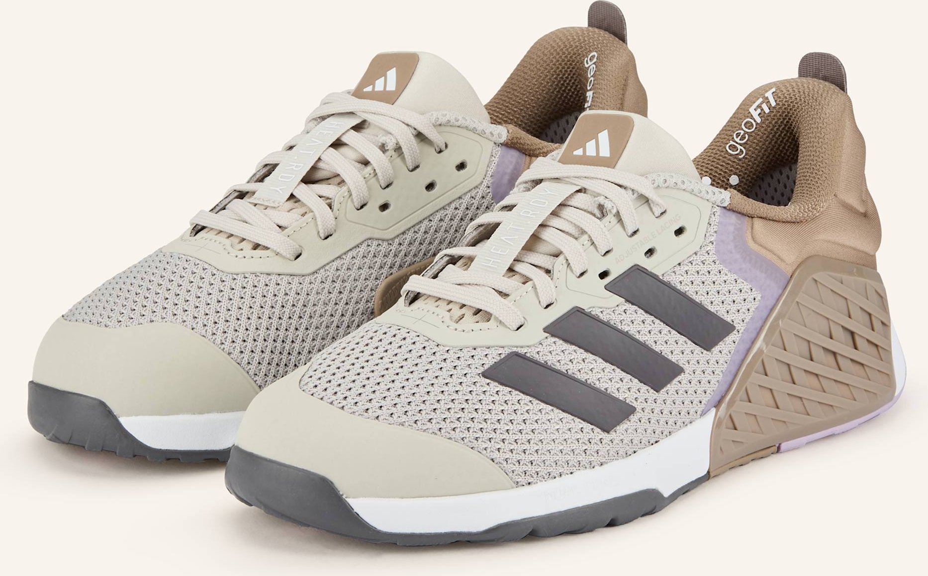 Adidas Fitnessschuhe Dropset 3 Trainer beige