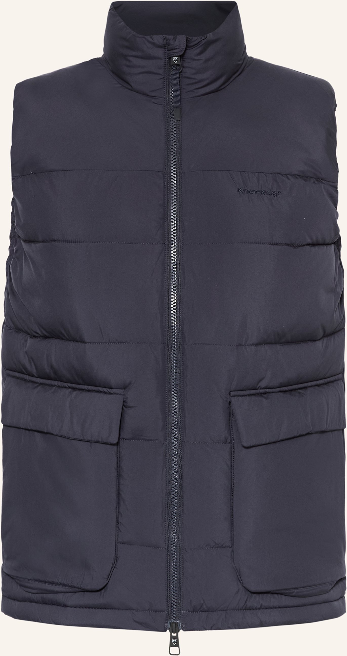 Knowledgecotton Apparel Steppweste blau