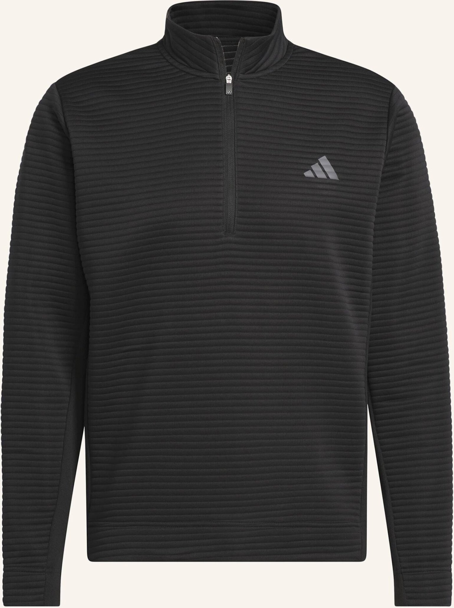 Adidas ultimate365 Dwr Textured Quarter Zip Pullover schwarz