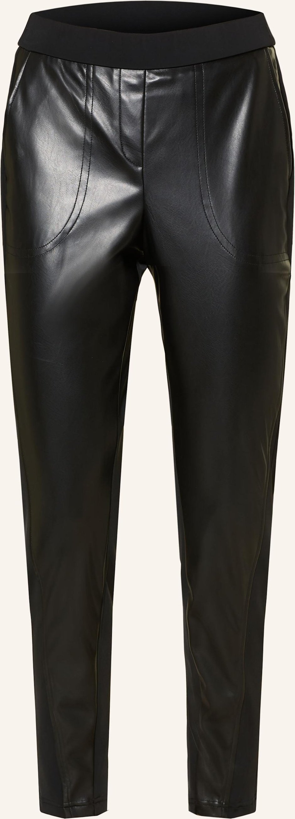 Sportalm Hose Im Materialmix schwarz