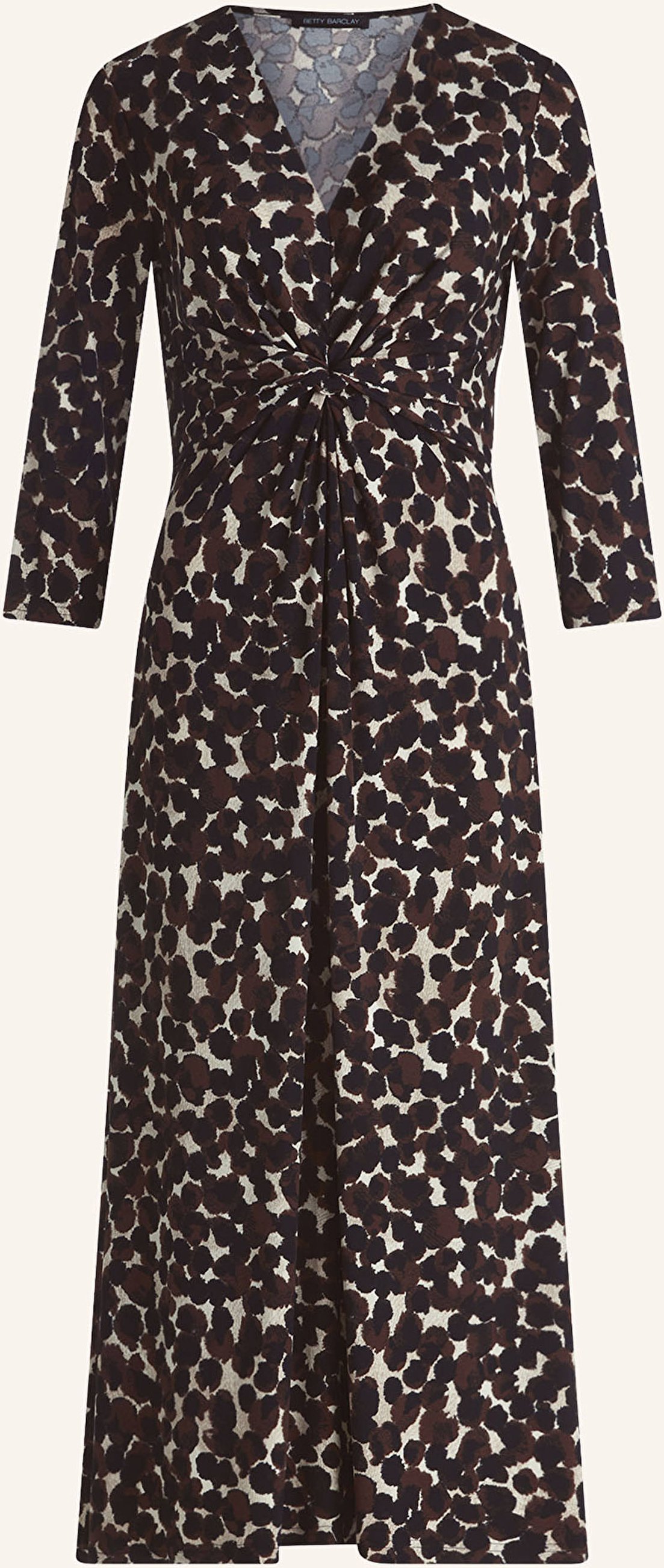 Betty Barclay Jerseykleid Mit 3/4-Arm braun