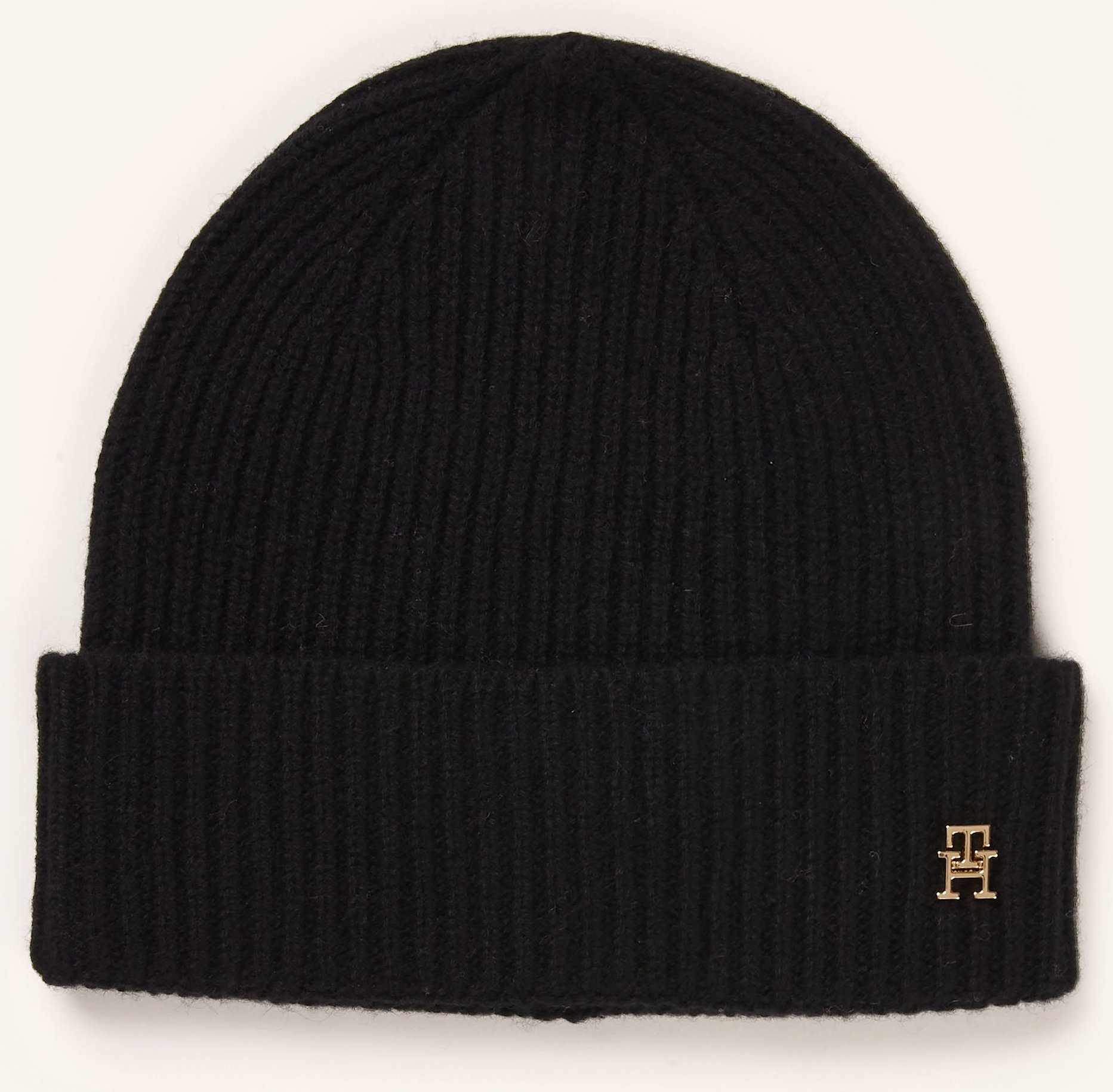 Tommy Hilfiger Cashmere-Mütze schwarz