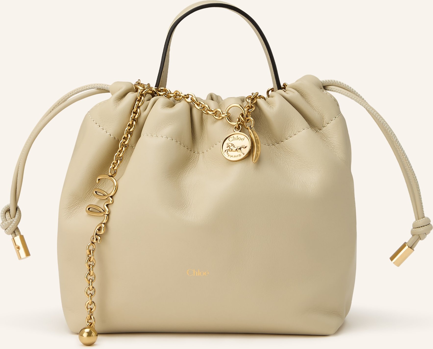 Chloé Beuteltasche Chloé Icons Mini weiss