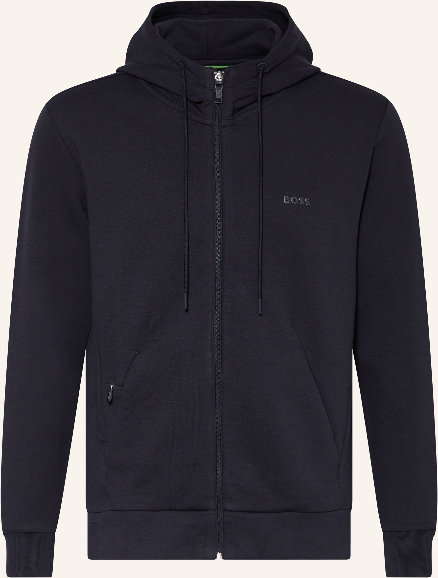 Boss Sweatjacke Saggy blau