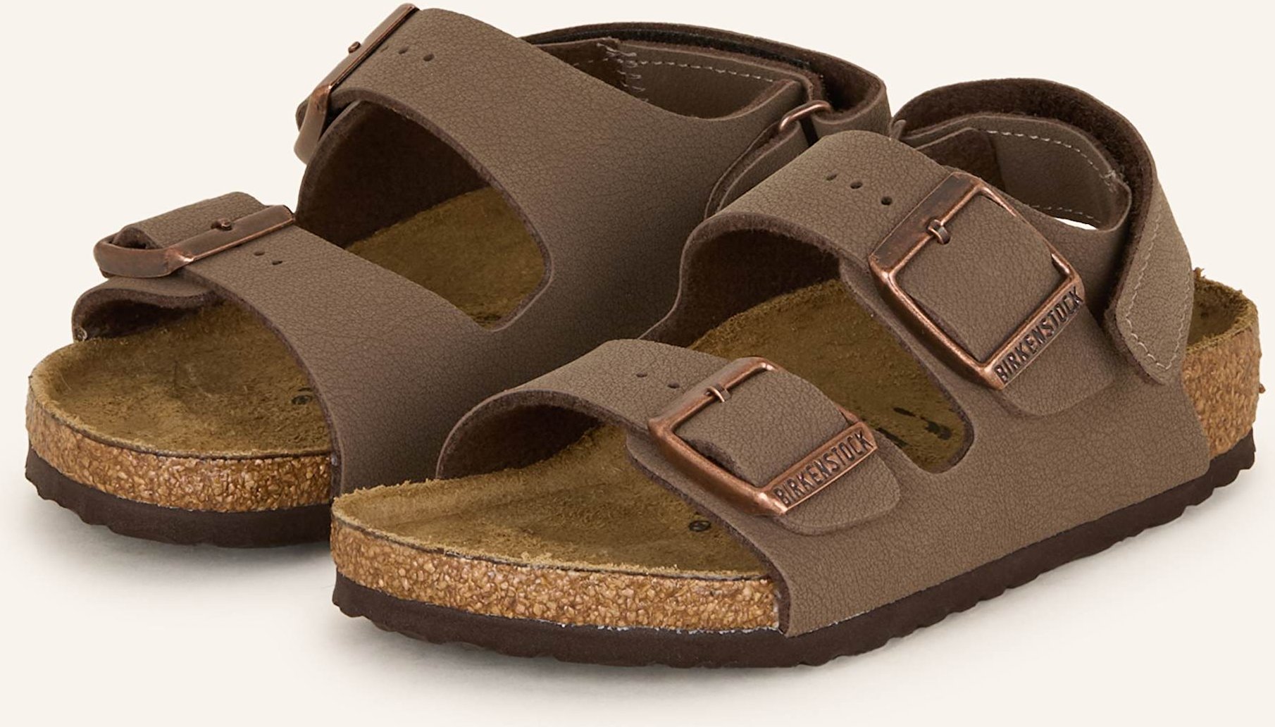 Birkenstock Pantoletten Milano braun