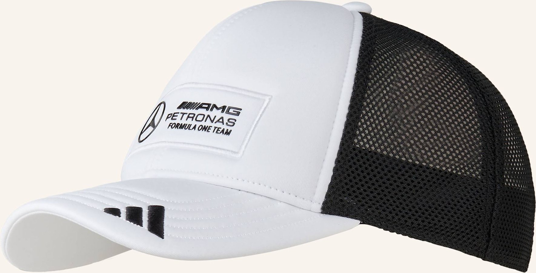 Adidas Cap Mercedes - Amg Petronas Formula One Team Snapback Logo Trucker weiss