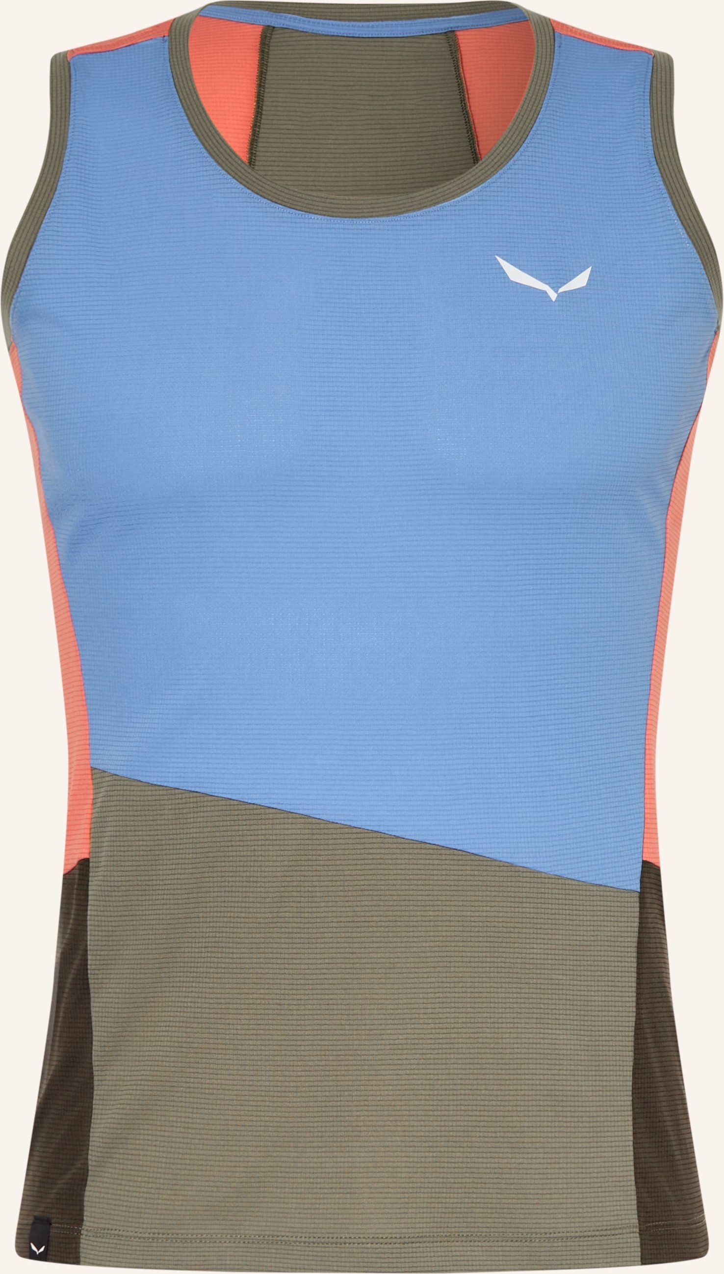 Salewa Tanktop Puez Sporty Dry blau