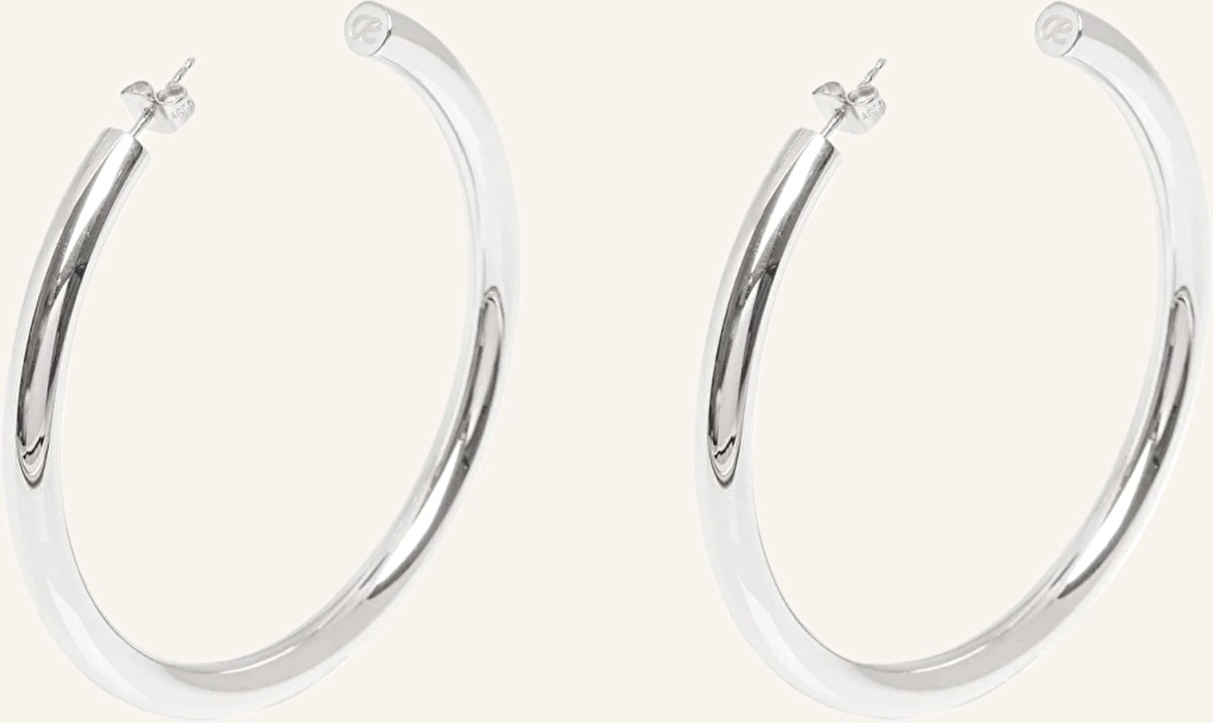 Ariane Ernst Creolen Bold Ii silber