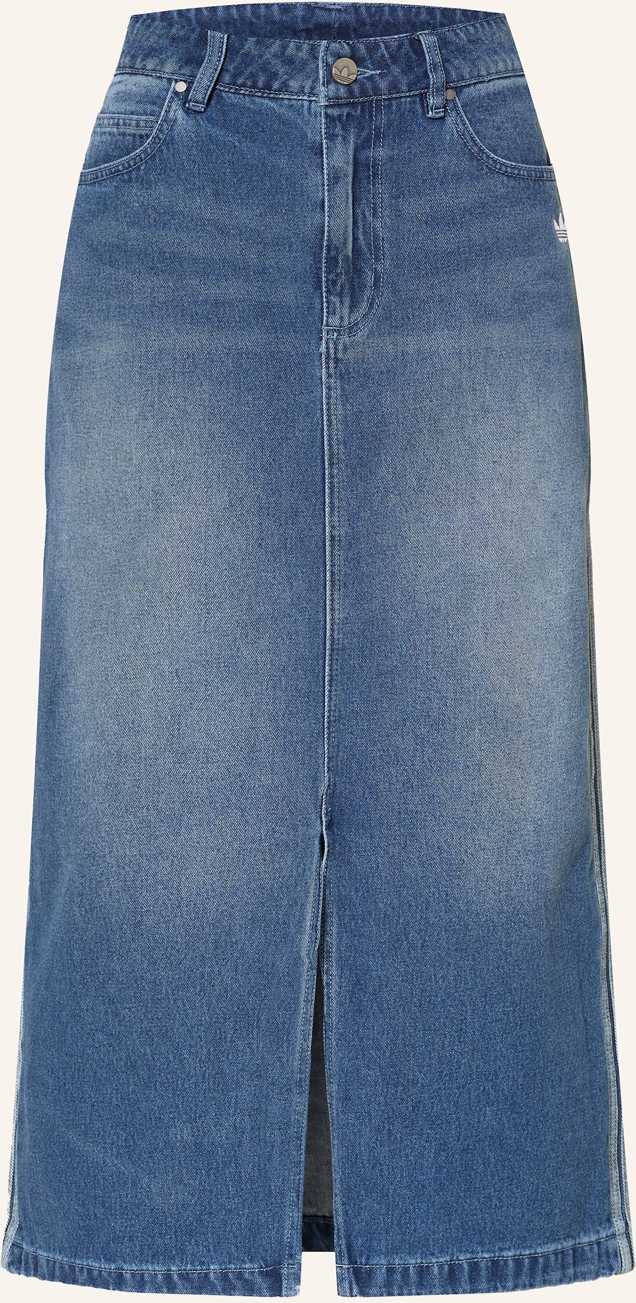 Adidas Originals Jeansrock Adicolor 3 Stripes Denim blau