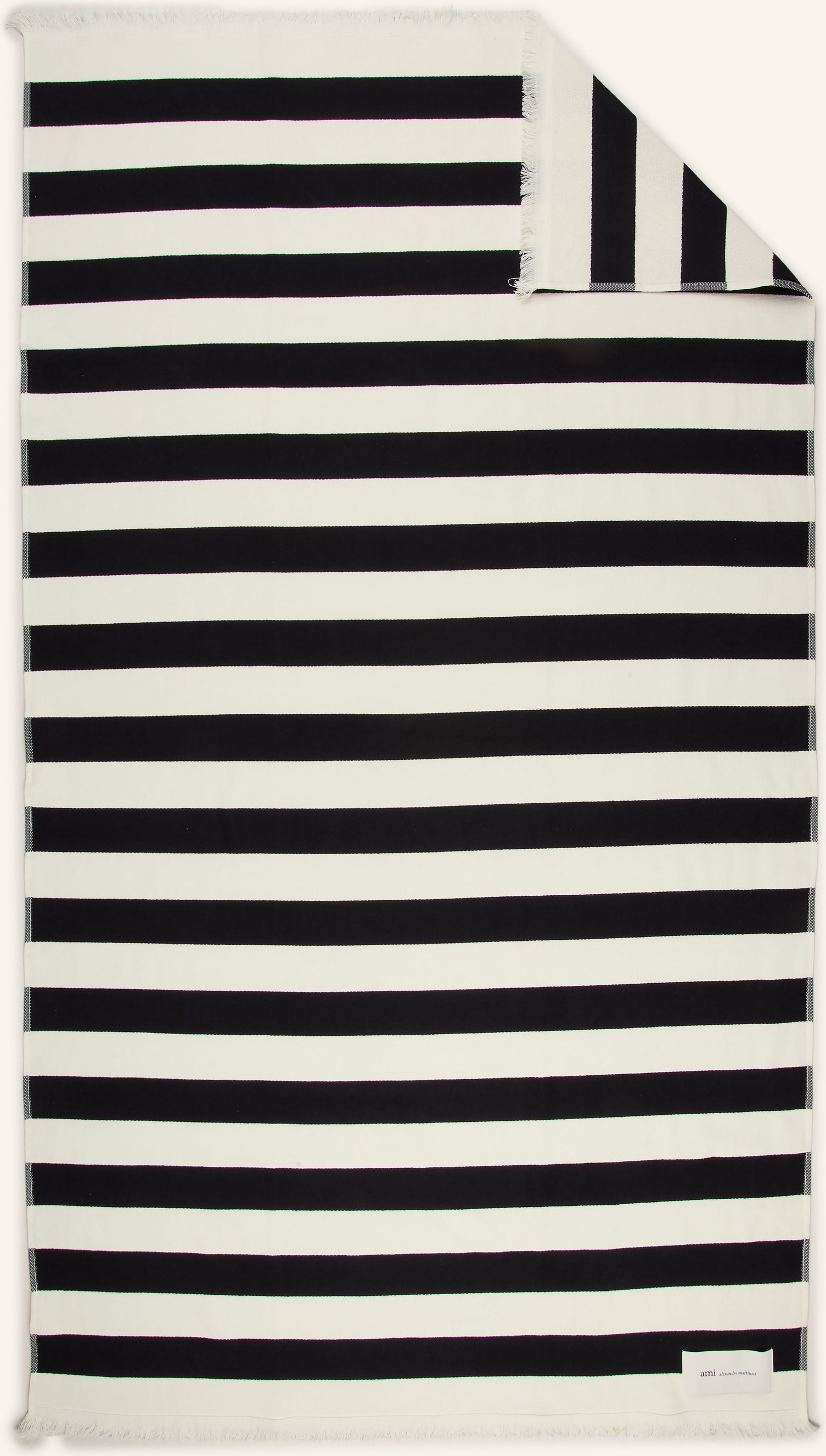 Ami Paris Duschtuch schwarz