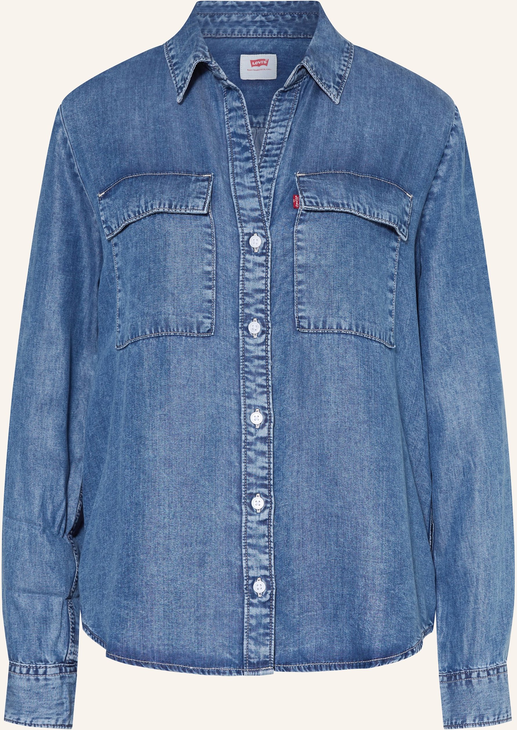 Levi's® Hemdbluse Doreen In Jeansoptik blau
