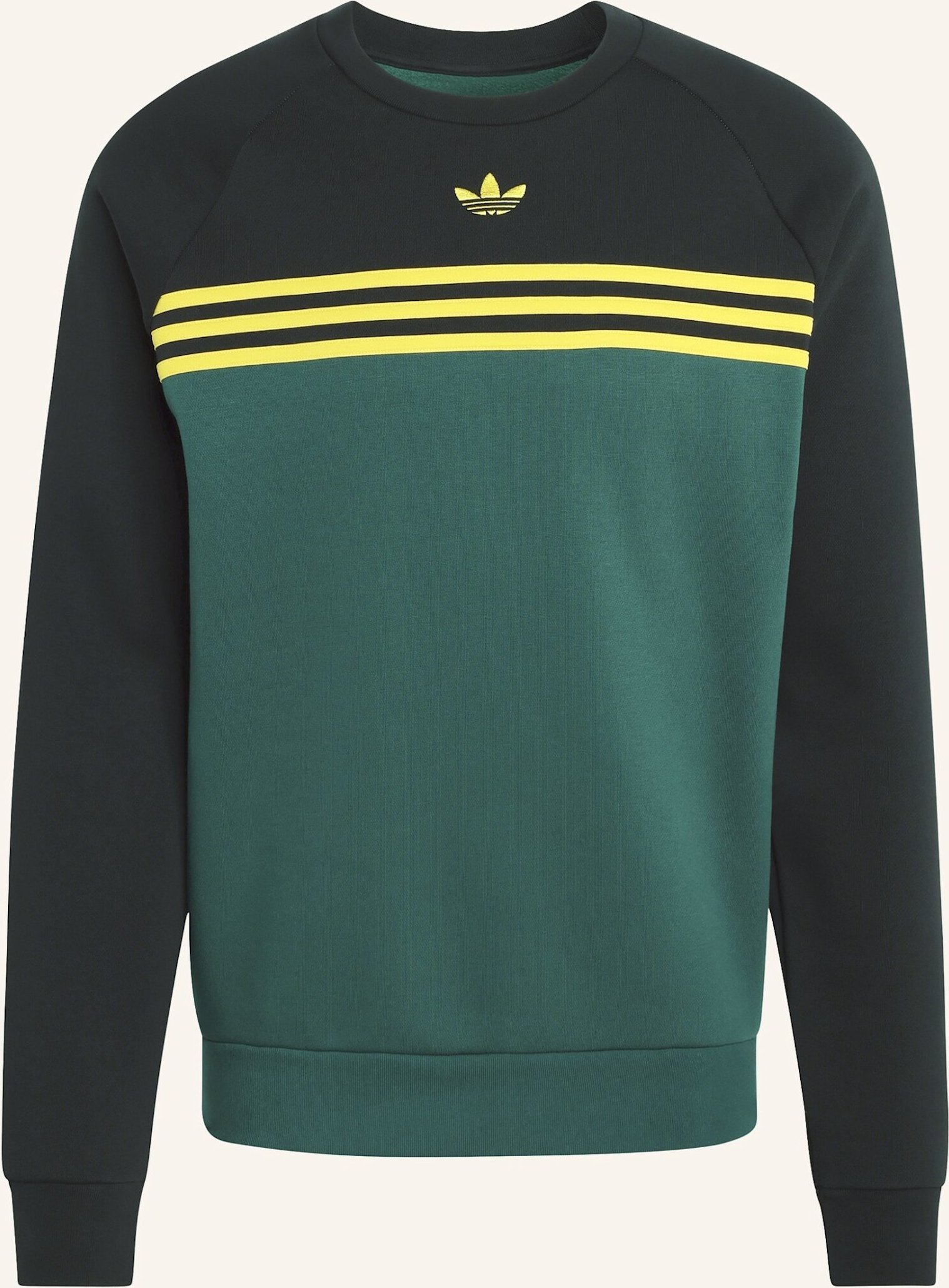 Adidas Originals Chest Stripes Crewneck Sweatshirt gruen