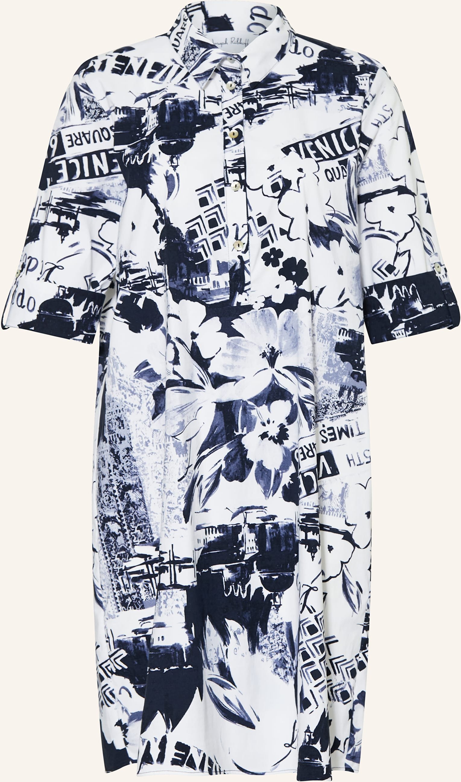 Joseph Ribkoff Kleid Mit 3/4 Arm blau