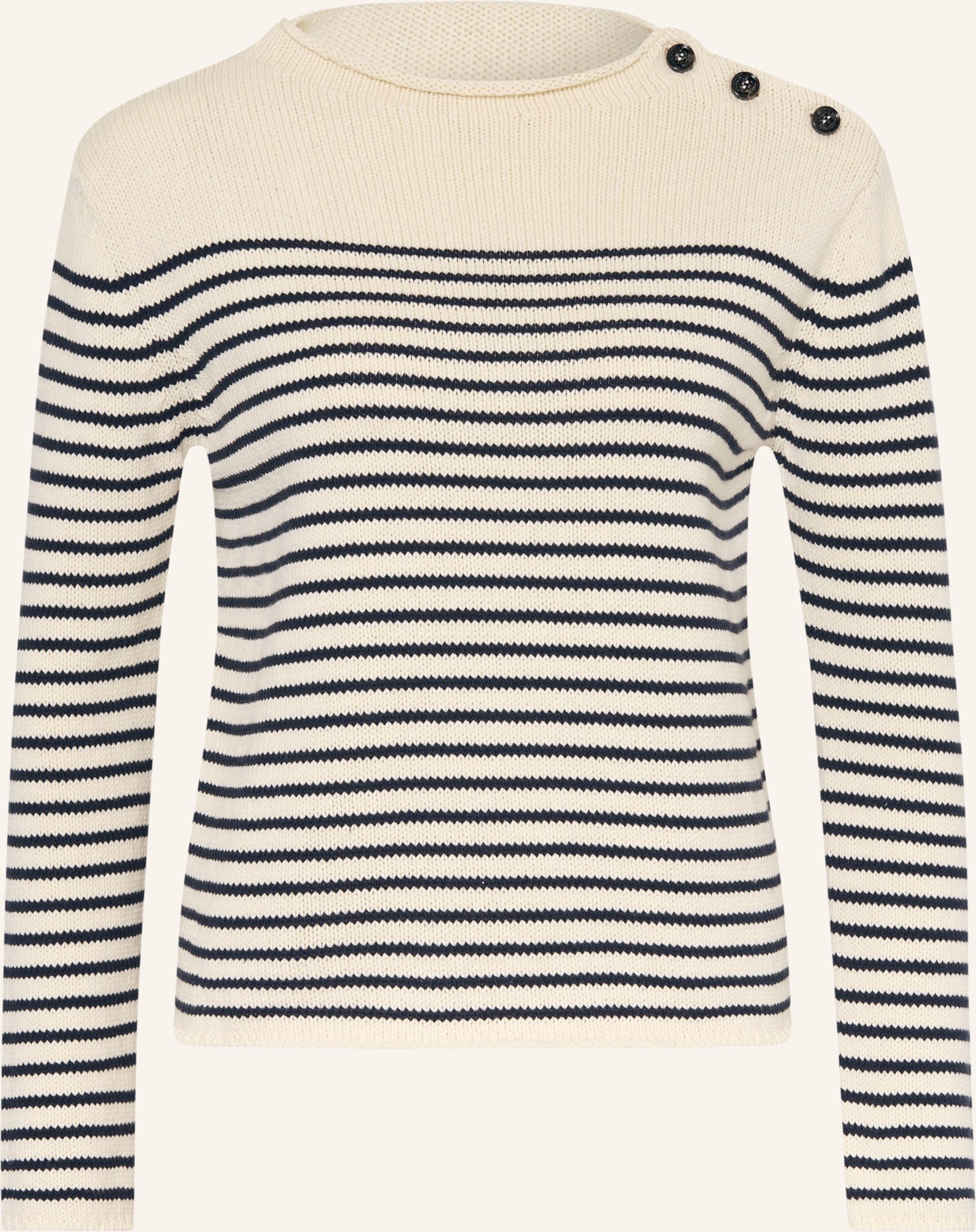 Weekend Max Mara Pullover Quadro weiss