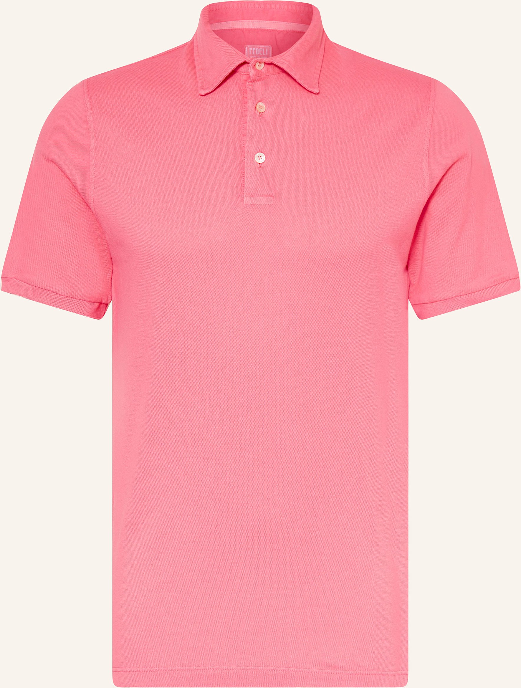 Thumbnail - Fedeli Piqué-Poloshirt rot