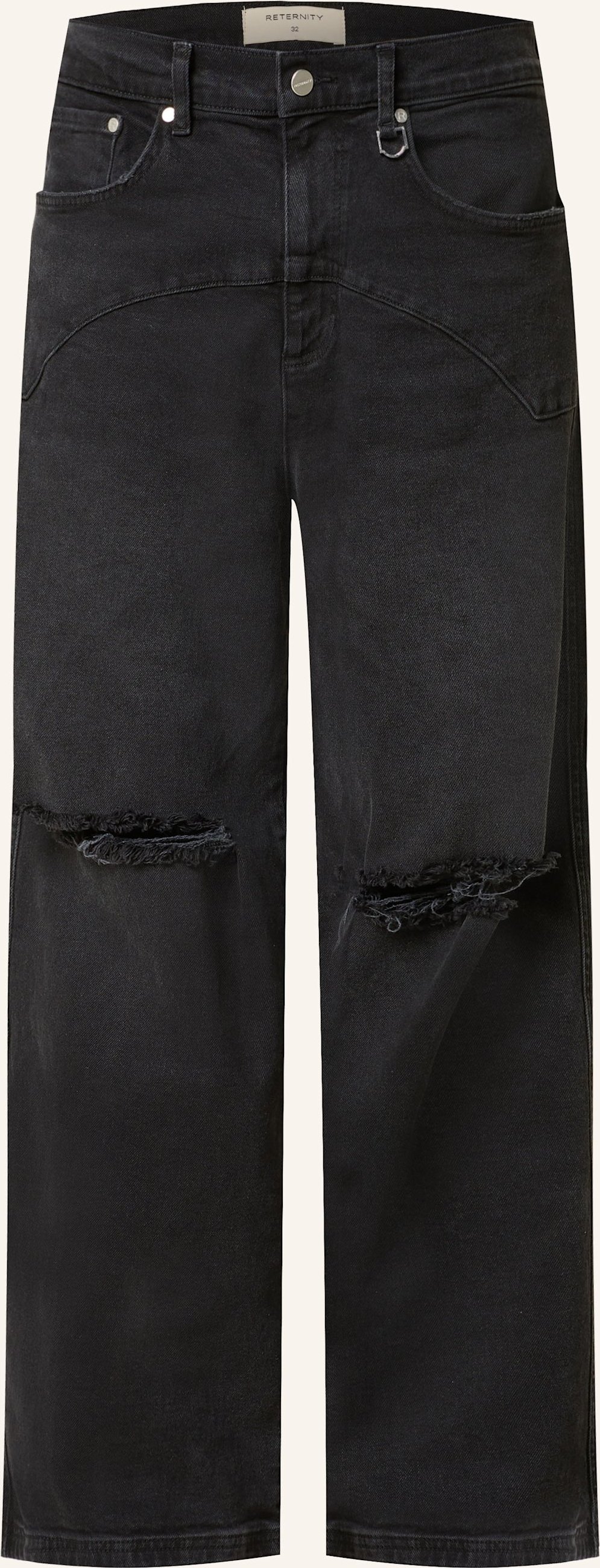 Reternity Jeans Regular Fit schwarz