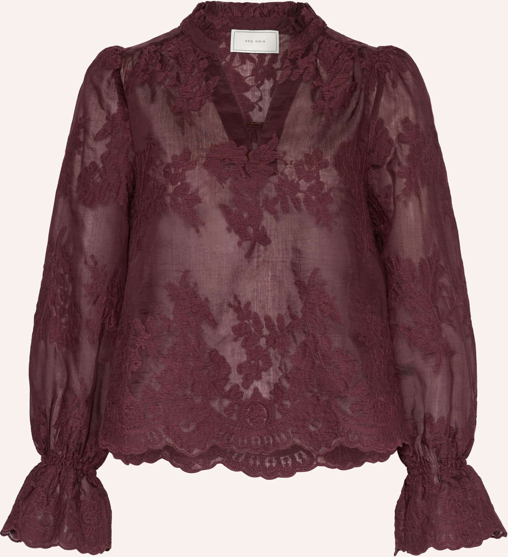 Neo Noir Bluse Amara rot