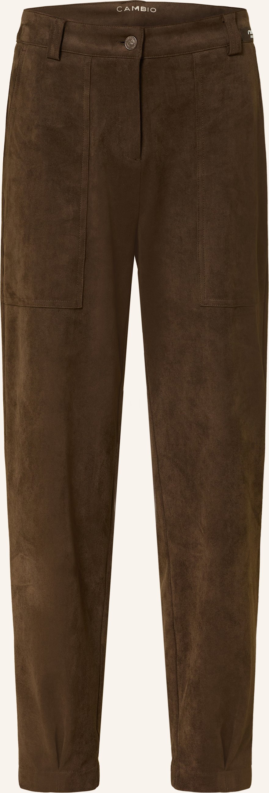 Cambio Hose Kiss In Lederoptik braun