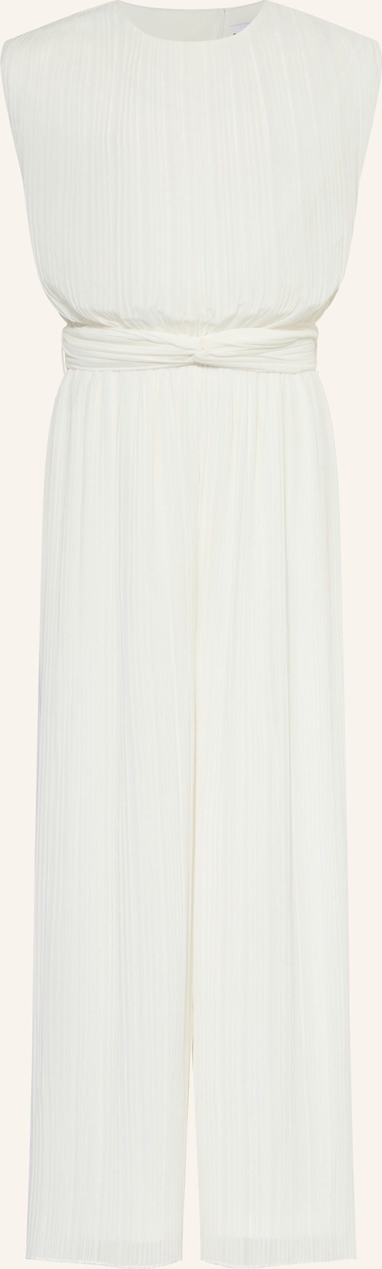 Danamade Jumpsuit Mit Plissees weiss