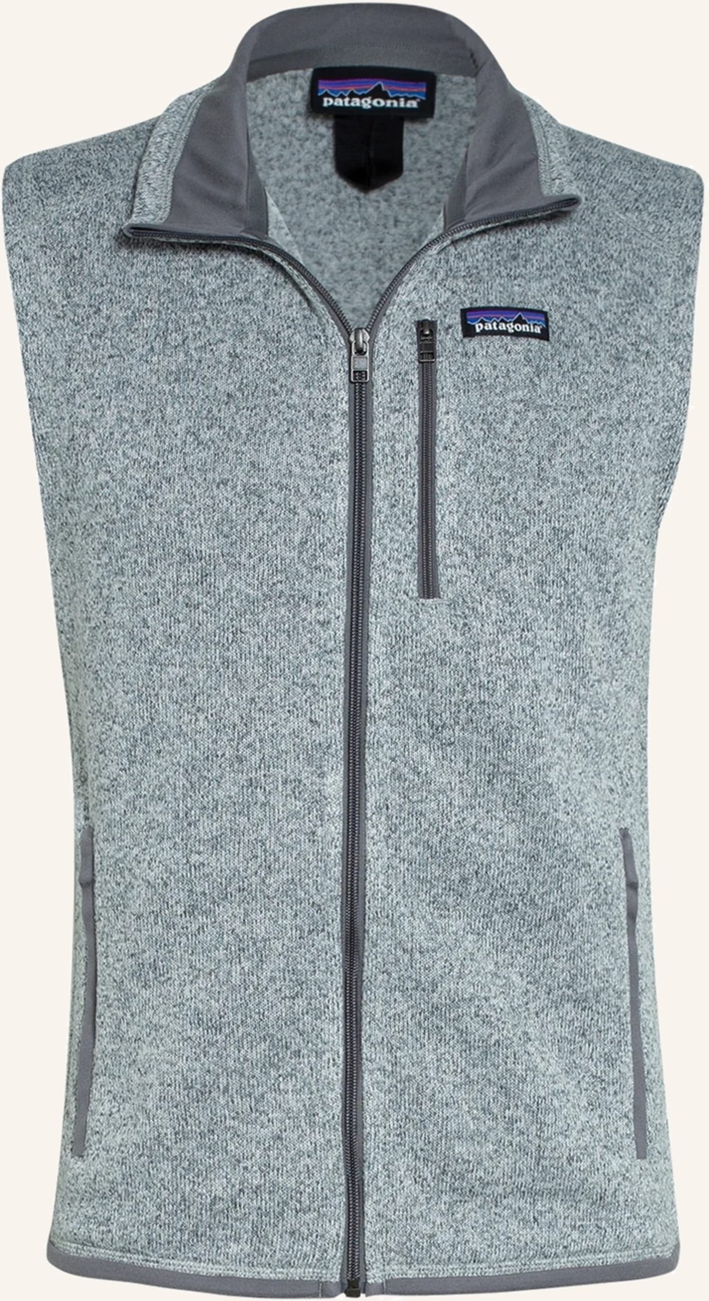 Patagonia Strick-Fleeceweste Better Sweater grau