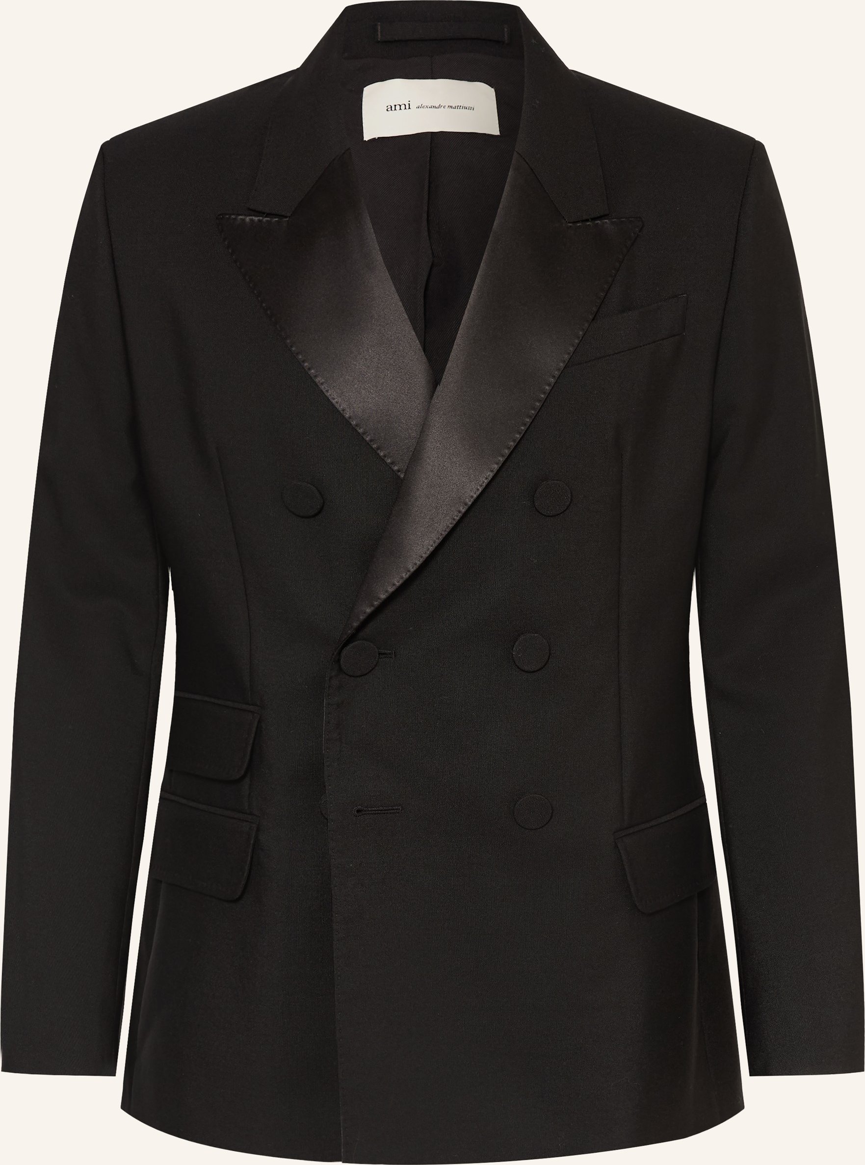 Ami Paris Smoking-Sakko Regular Fit schwarz