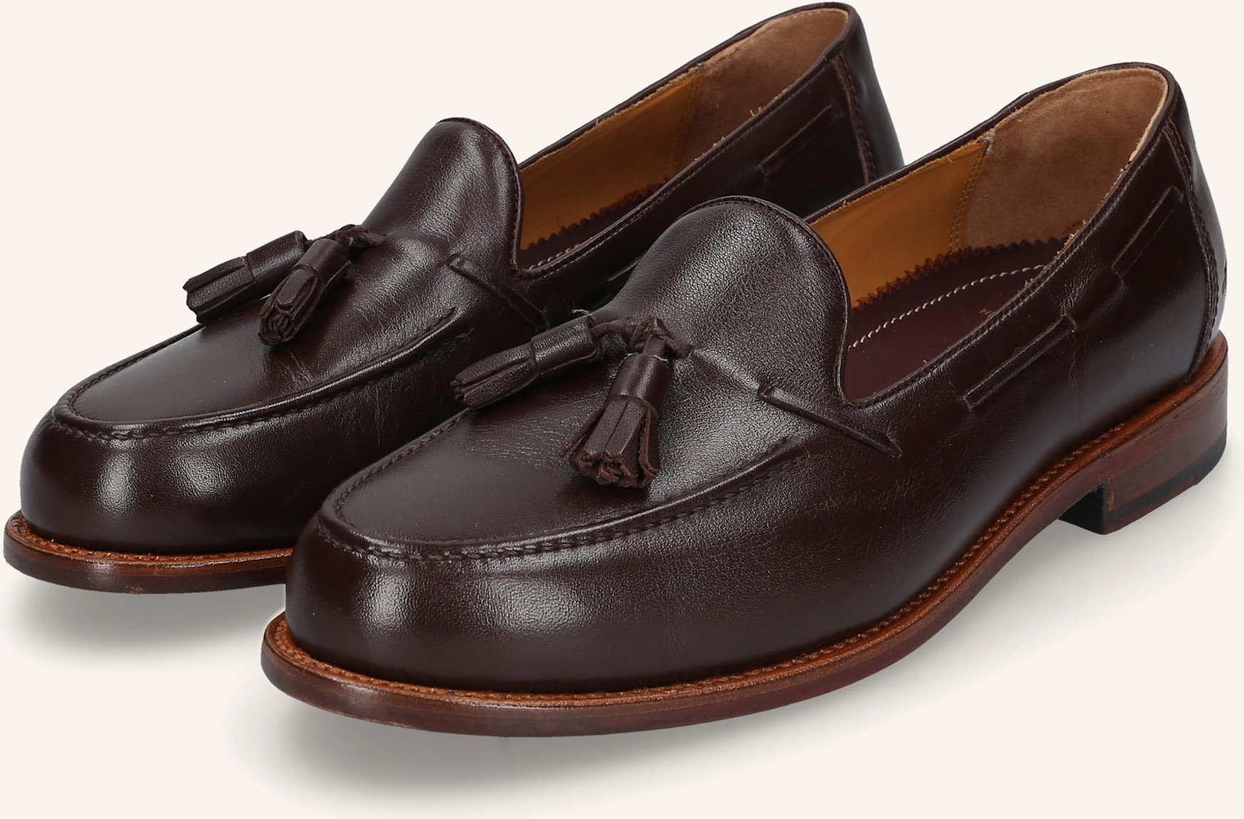 Heinrich Dinkelacker Loafer Wien Plain Tassel Np braun