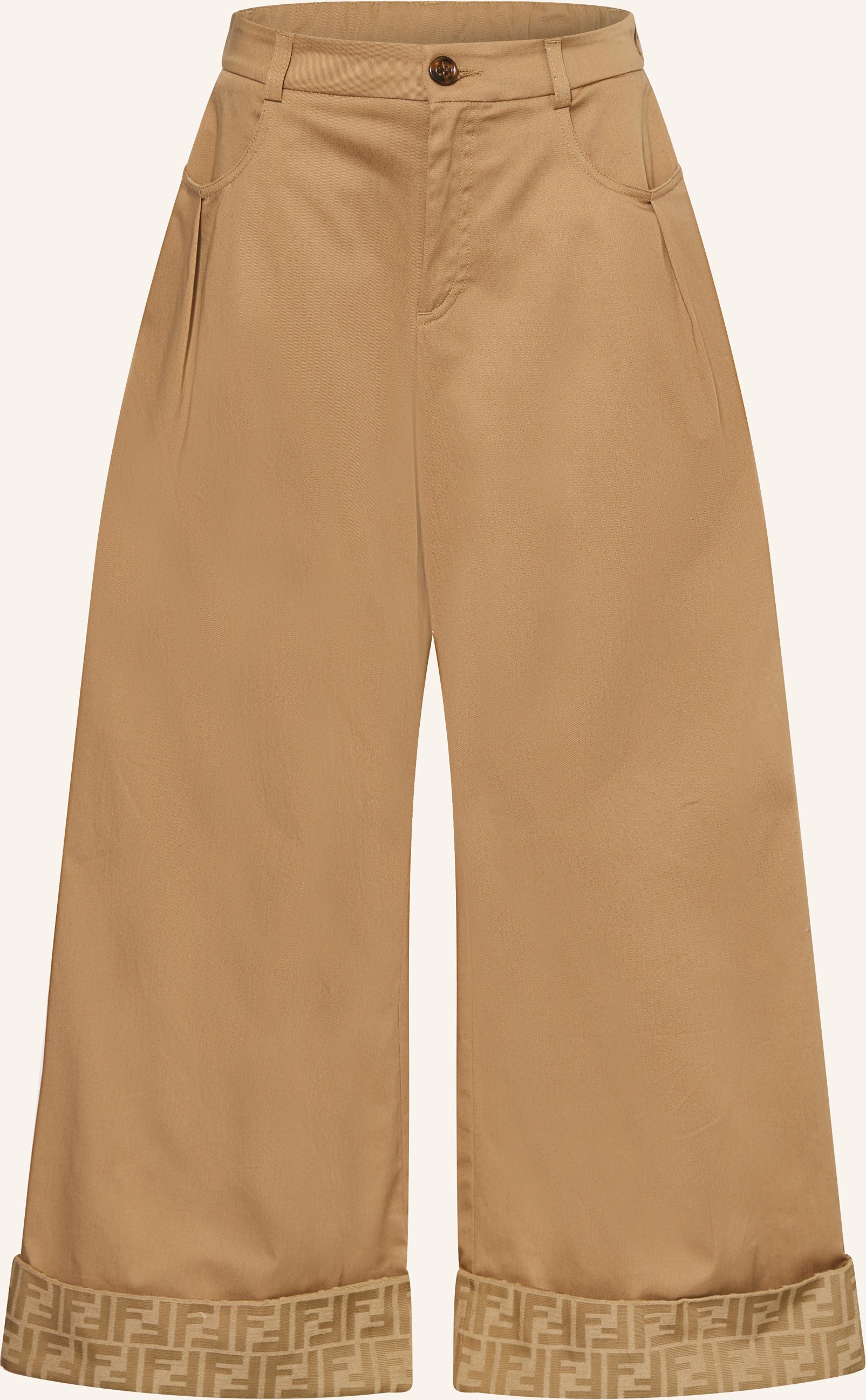 Fendi Marlenehose braun