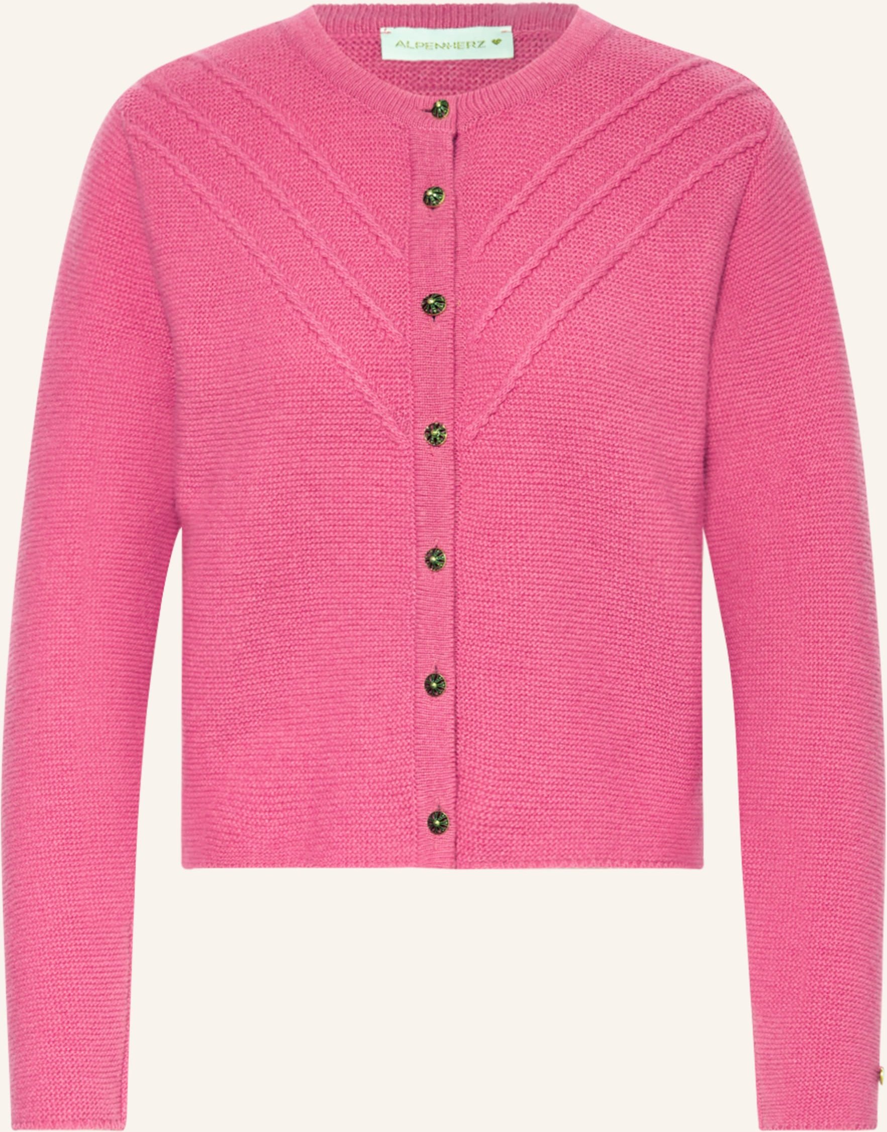 Alpenherz Strickjanker Elanie pink