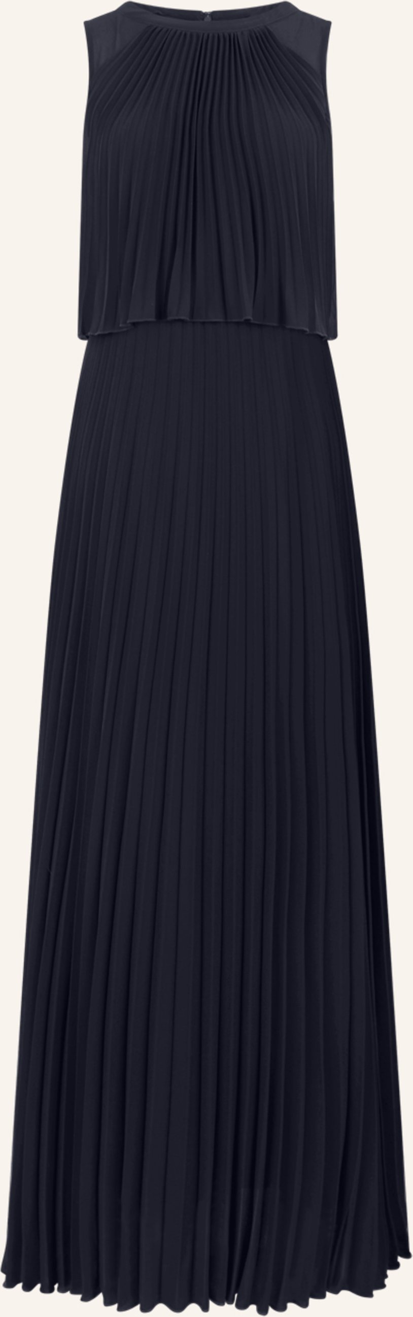 Apart Langes Chiffonkleid blau