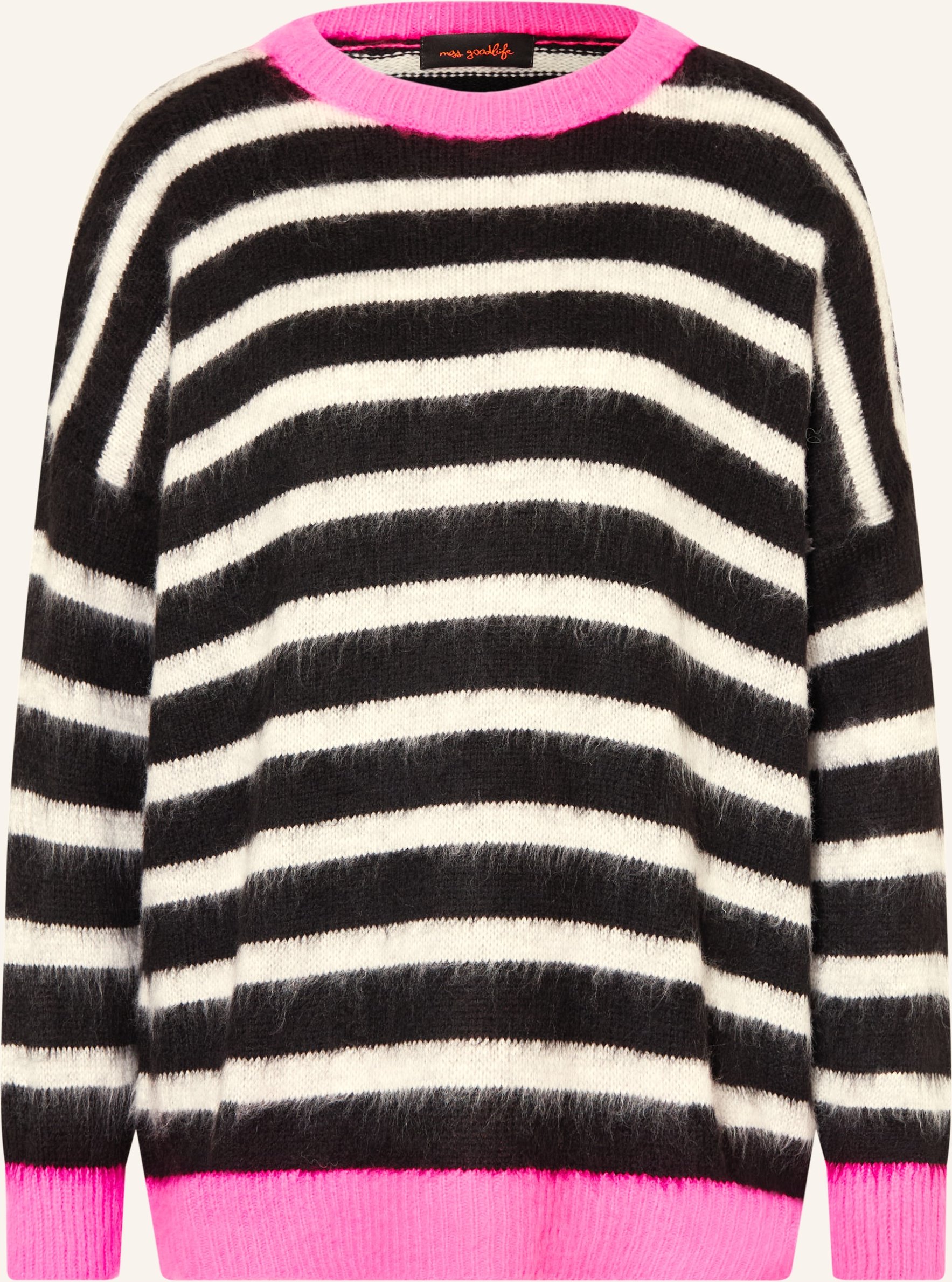 Miss Goodlife Pullover Mit Alpaka schwarz