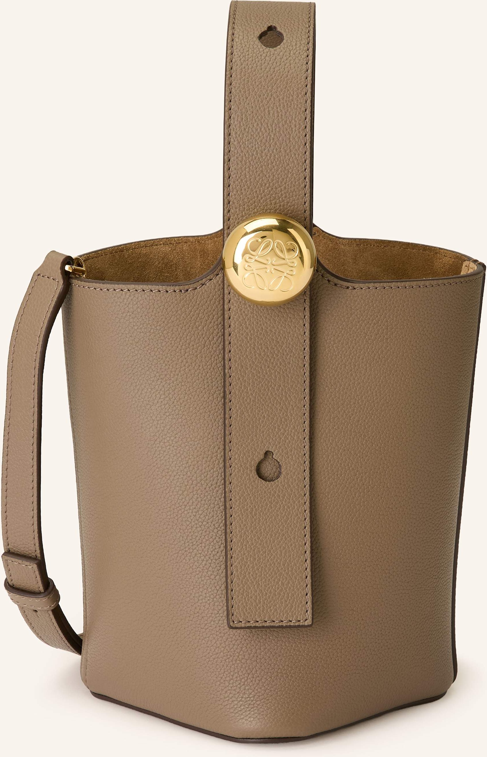 Thumbnail - Loewe Handtasche Pebble beige
