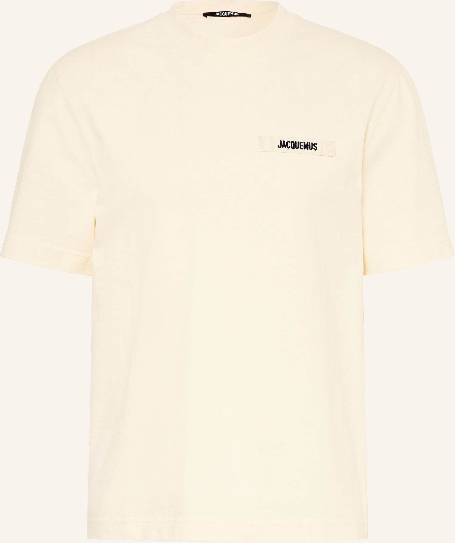 Jacquemus T-Shirt Le Tshirt Gros Grain beige
