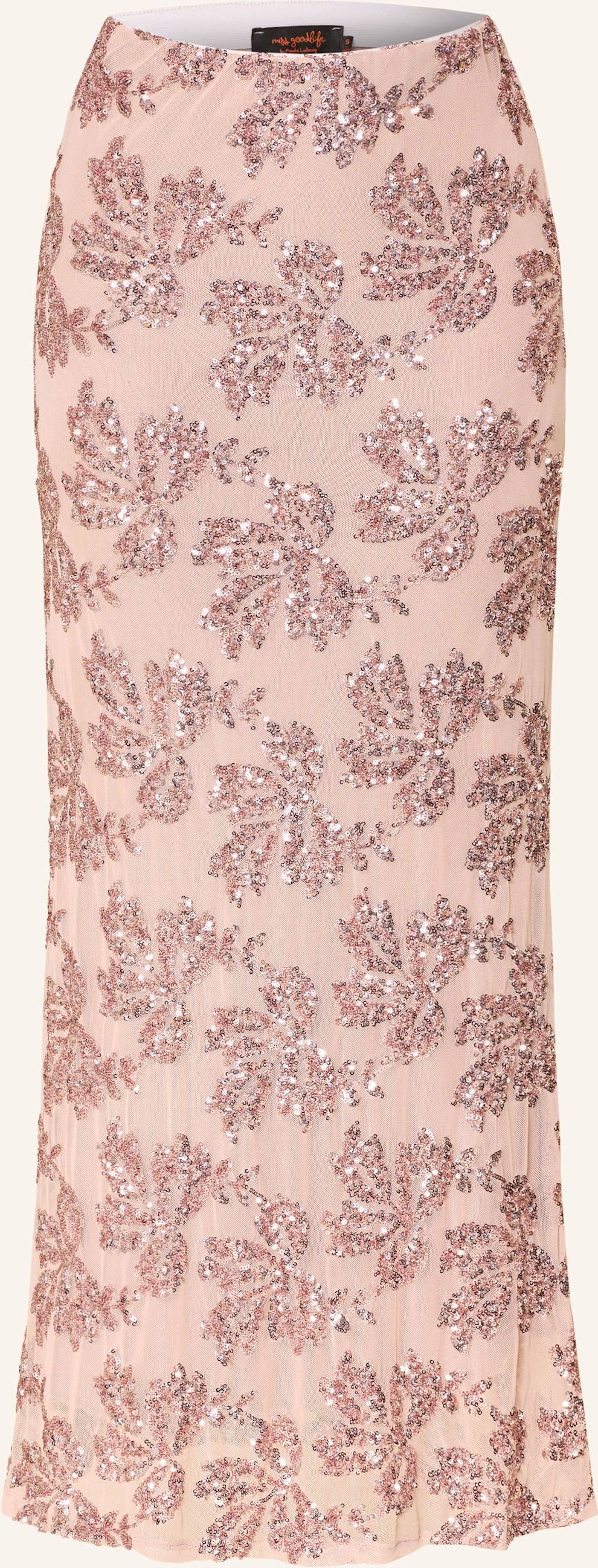 Miss Goodlife Rock Mit Pailletten rosa