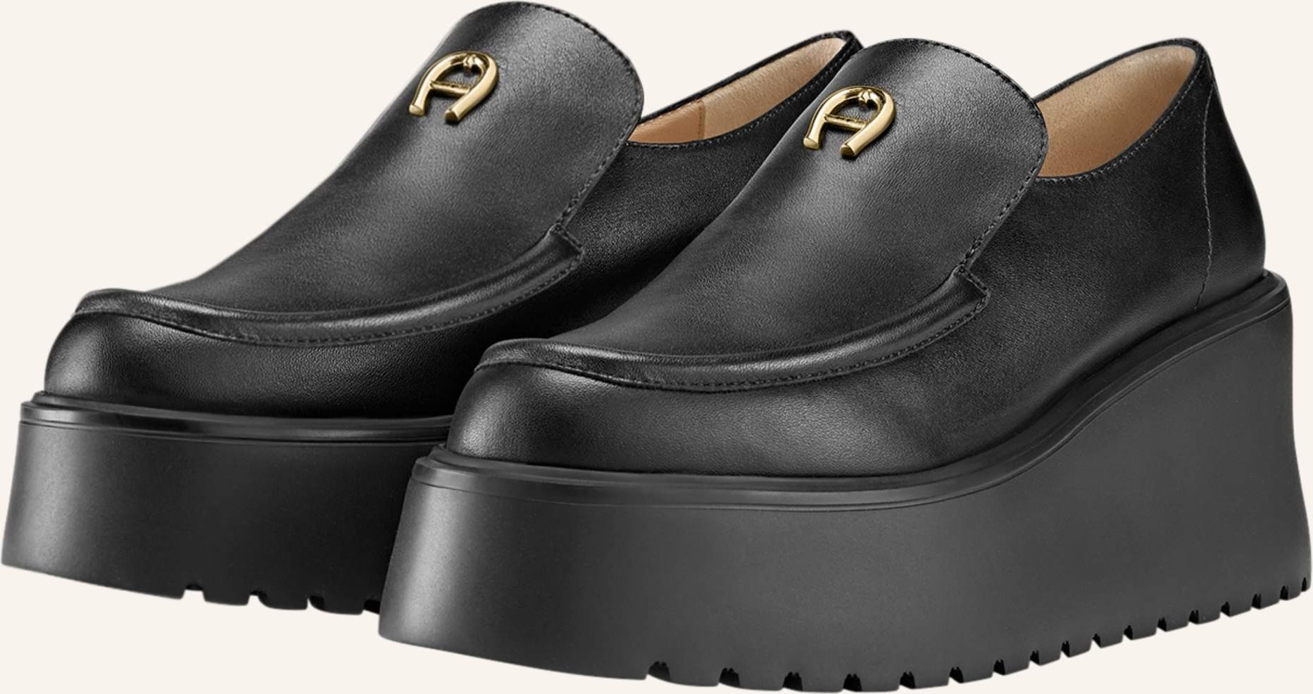 Aigner Plateau Loafer Plateau Loafer 12b schwarz