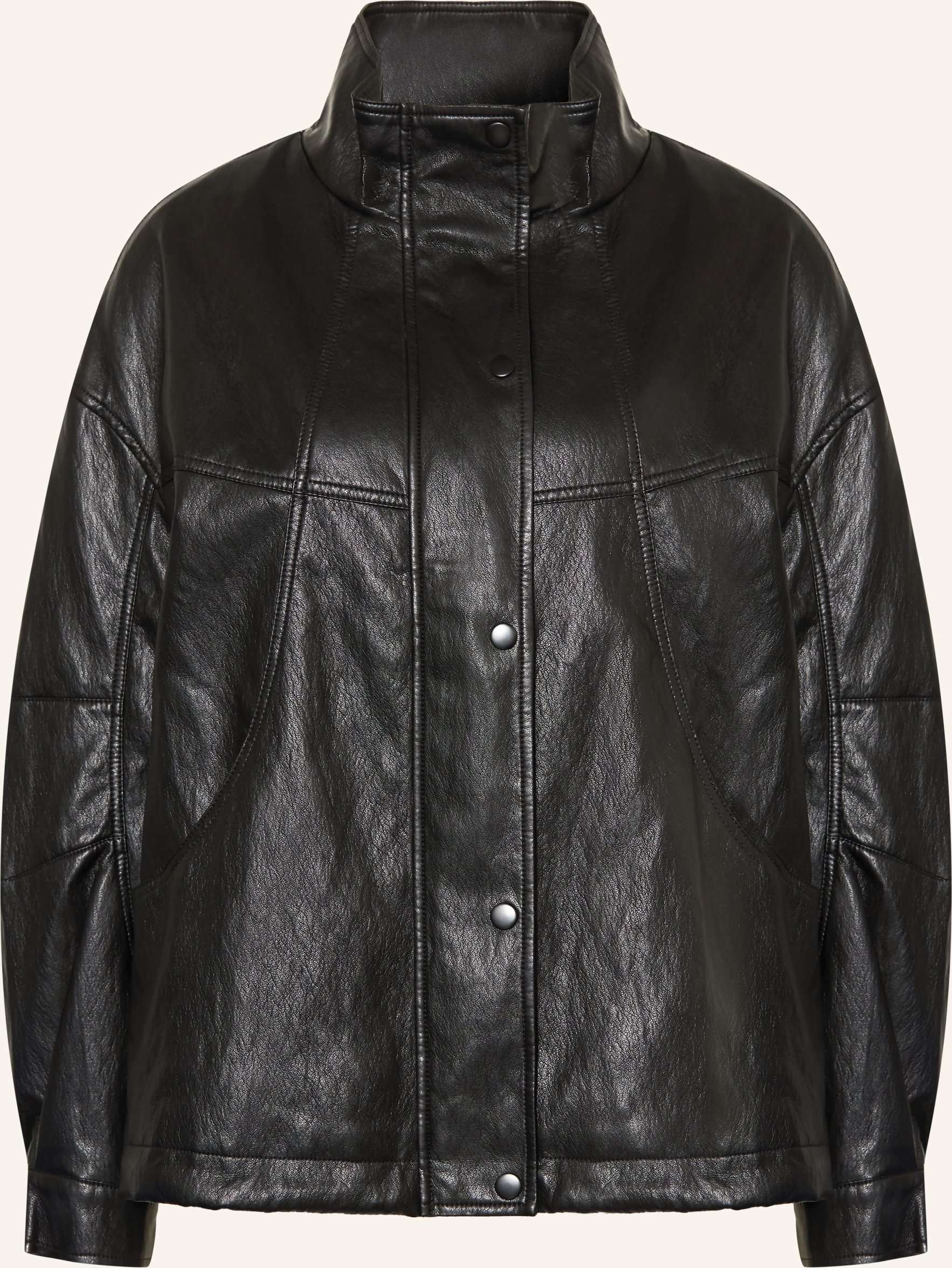 Withblack Jacke Anni In Lederoptik schwarz