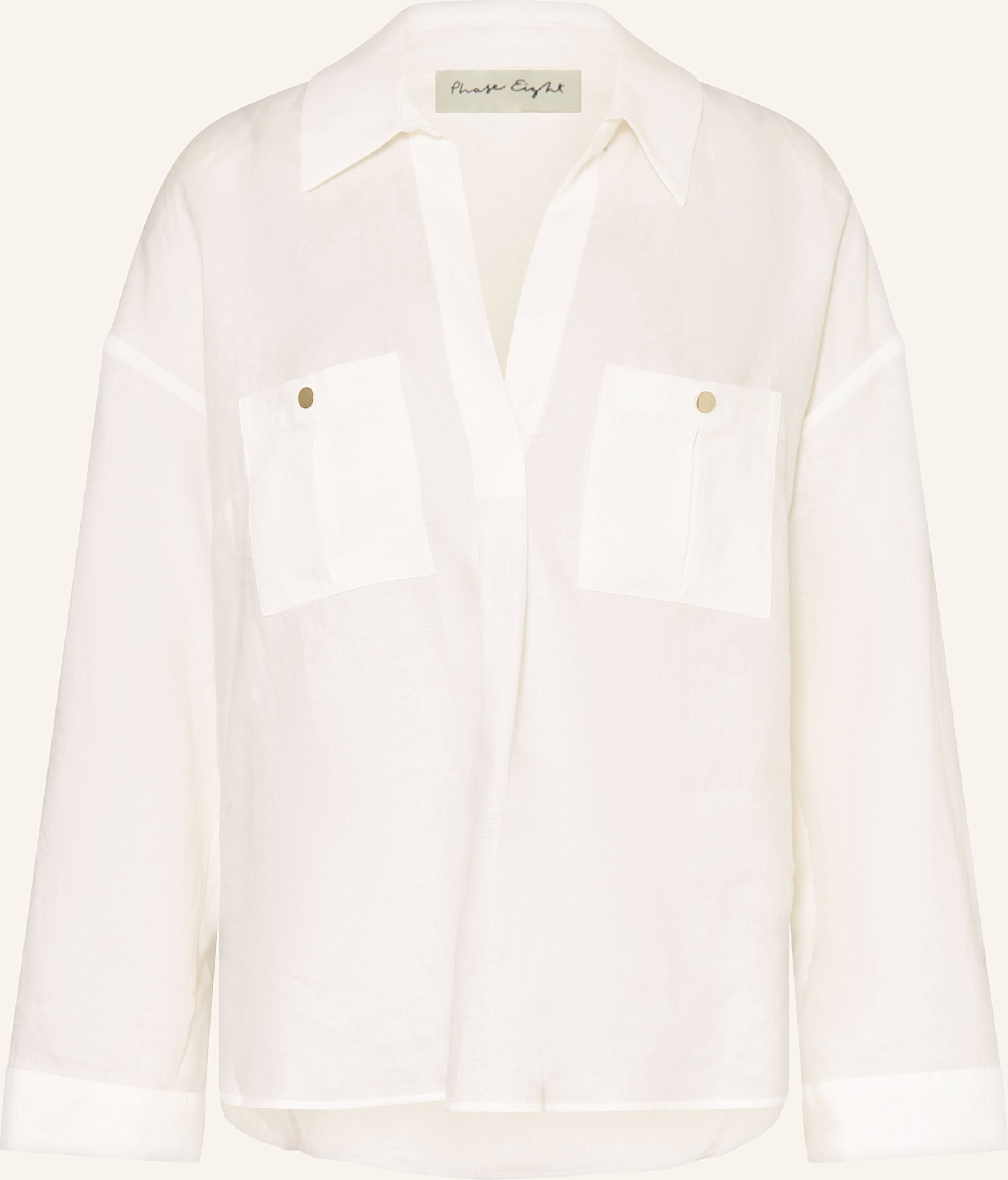 Thumbnail - Phase Eight Blusenshirt Arla Aus Leinen weiss