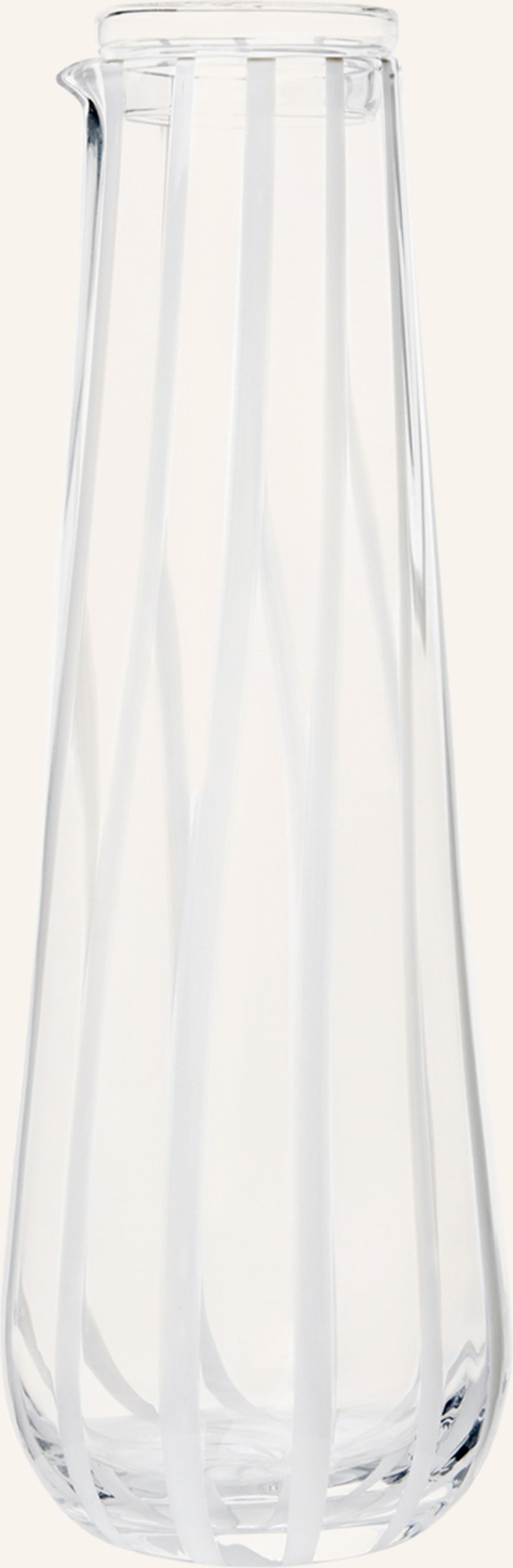 Thumbnail - Broste Copenhagen Karaffe Stripe transparent